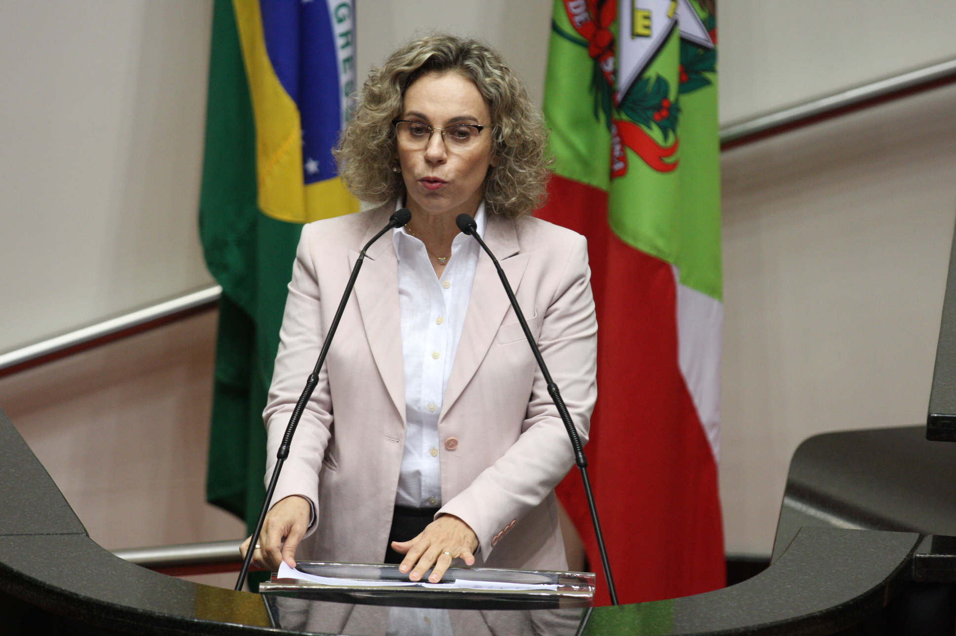 Sessão Ordinária. Deputada: Ana Paula Lima (PT). Foto: Yuri Santos / Agência AL