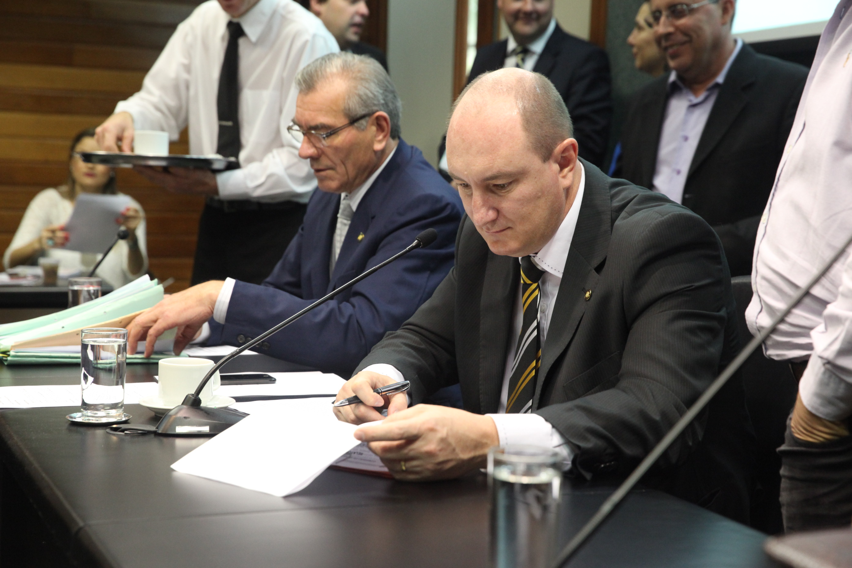 Reunião da Comissão de Constituição e Justiça. Foto: Fábio Queiroz / Agência AL