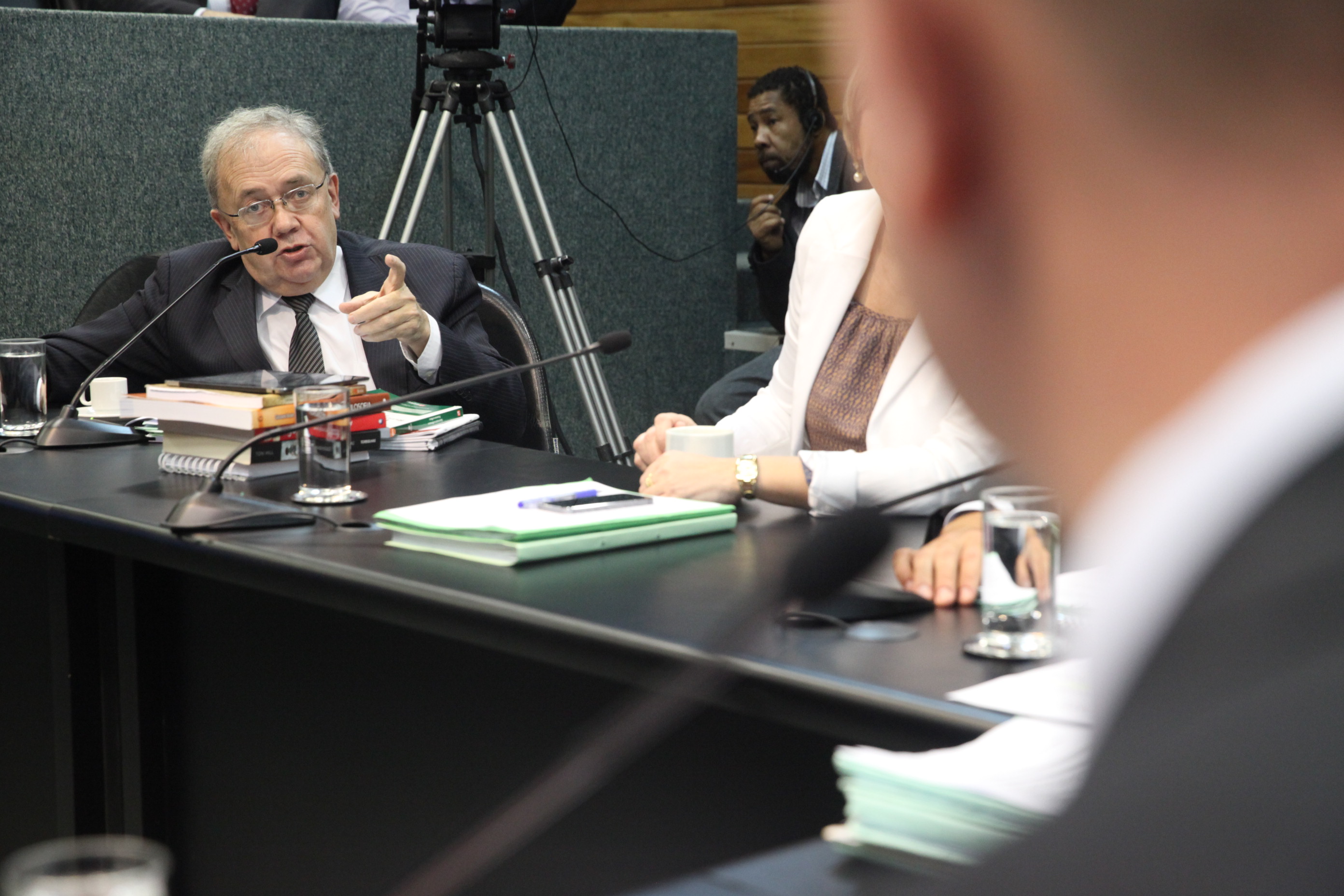 Reunião da Comissão de Constituição e Justiça. Foto: Fábio Queiroz / Agência AL