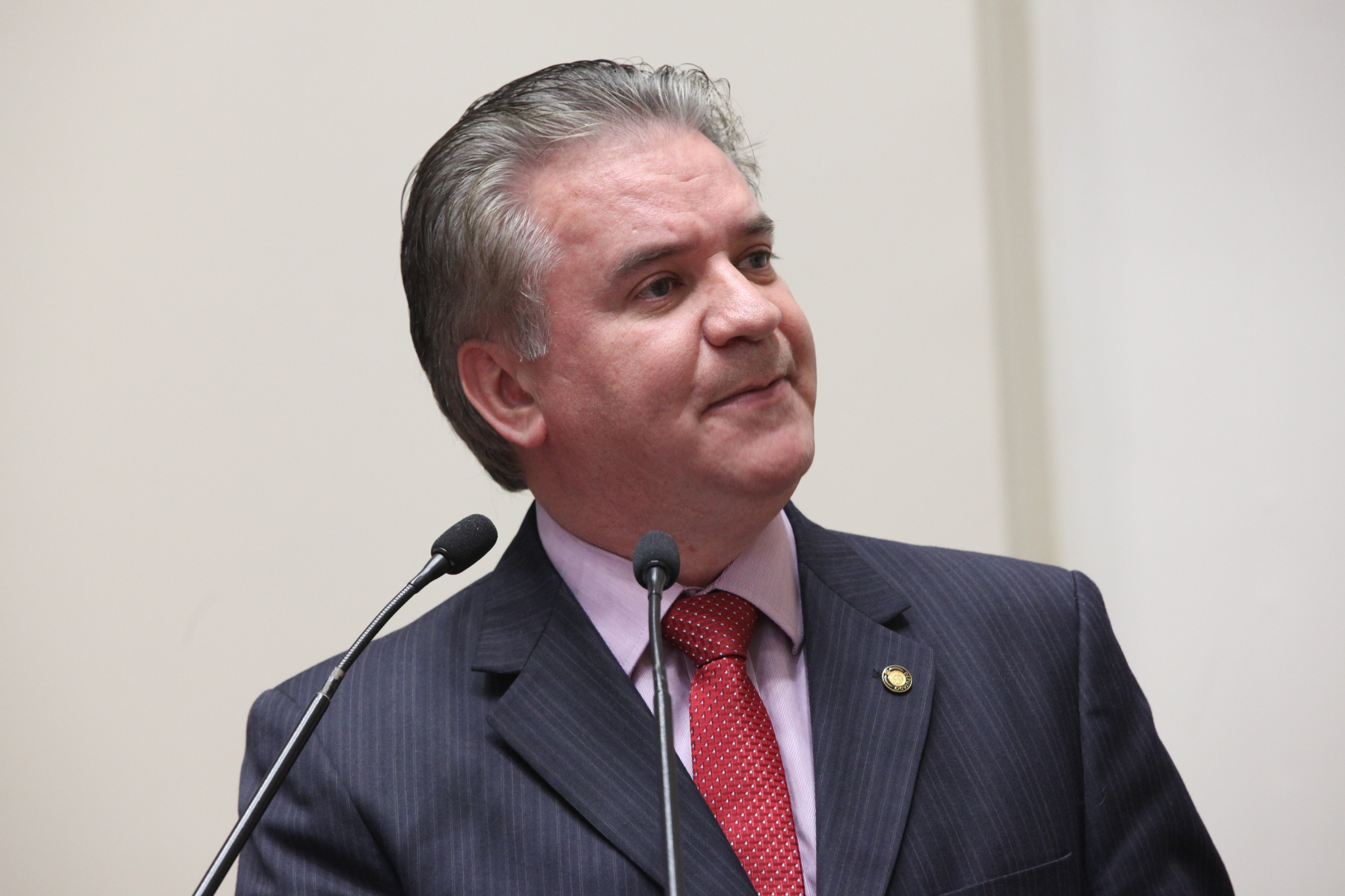 Sessão Ordinária da Assembleia Legislativa do Estado de Santa Catarina. Deputado César Valduga (PCdoB) - Foto: Eduardo Guedes de Oliveira/Agência AL