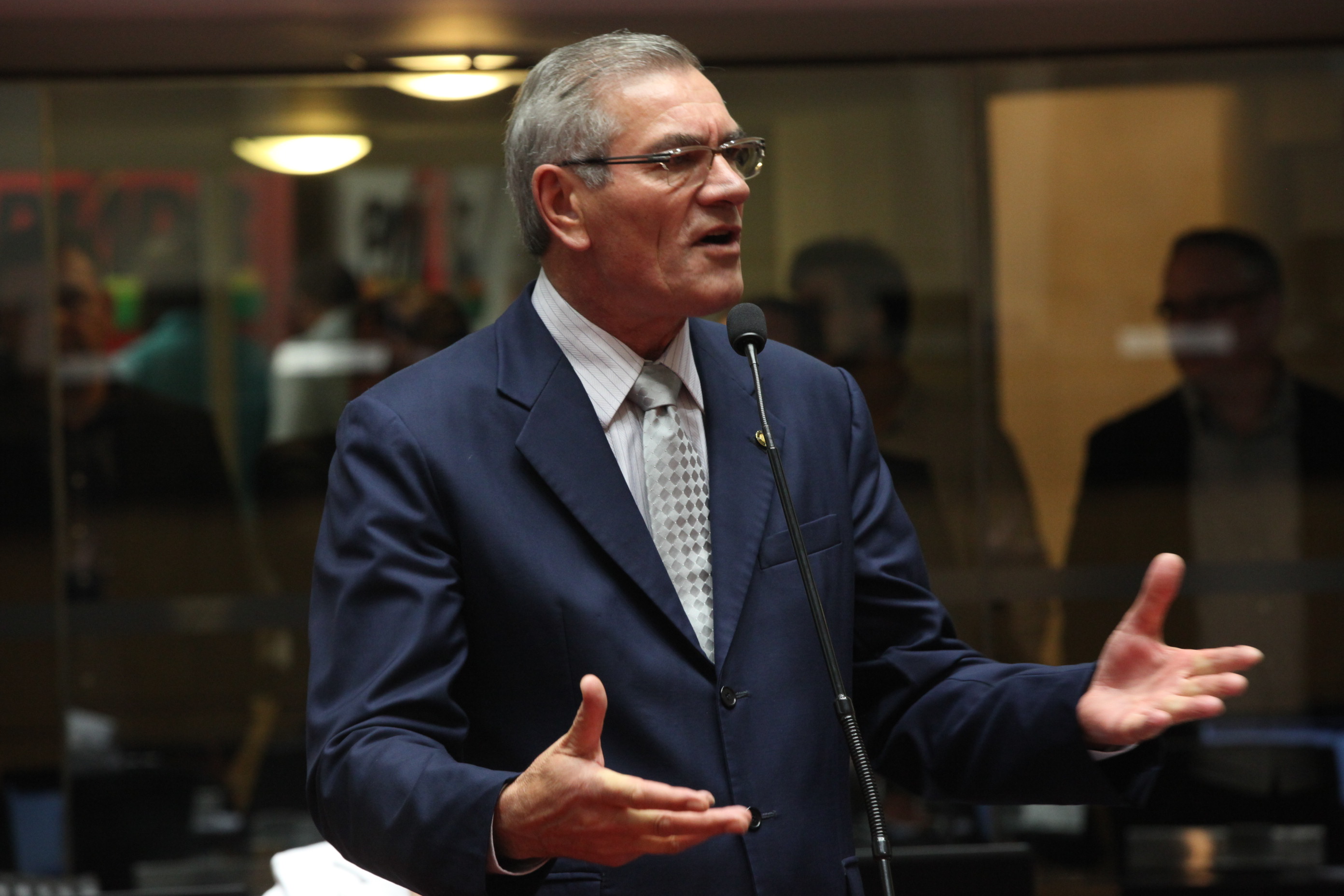 Sessão Ordinária da Assembleia Legislativa do Estado de Santa Catarina. Deputado Silvio Dreveck (PP) - Foto: Eduardo Guedes de Oliveira/Agência AL