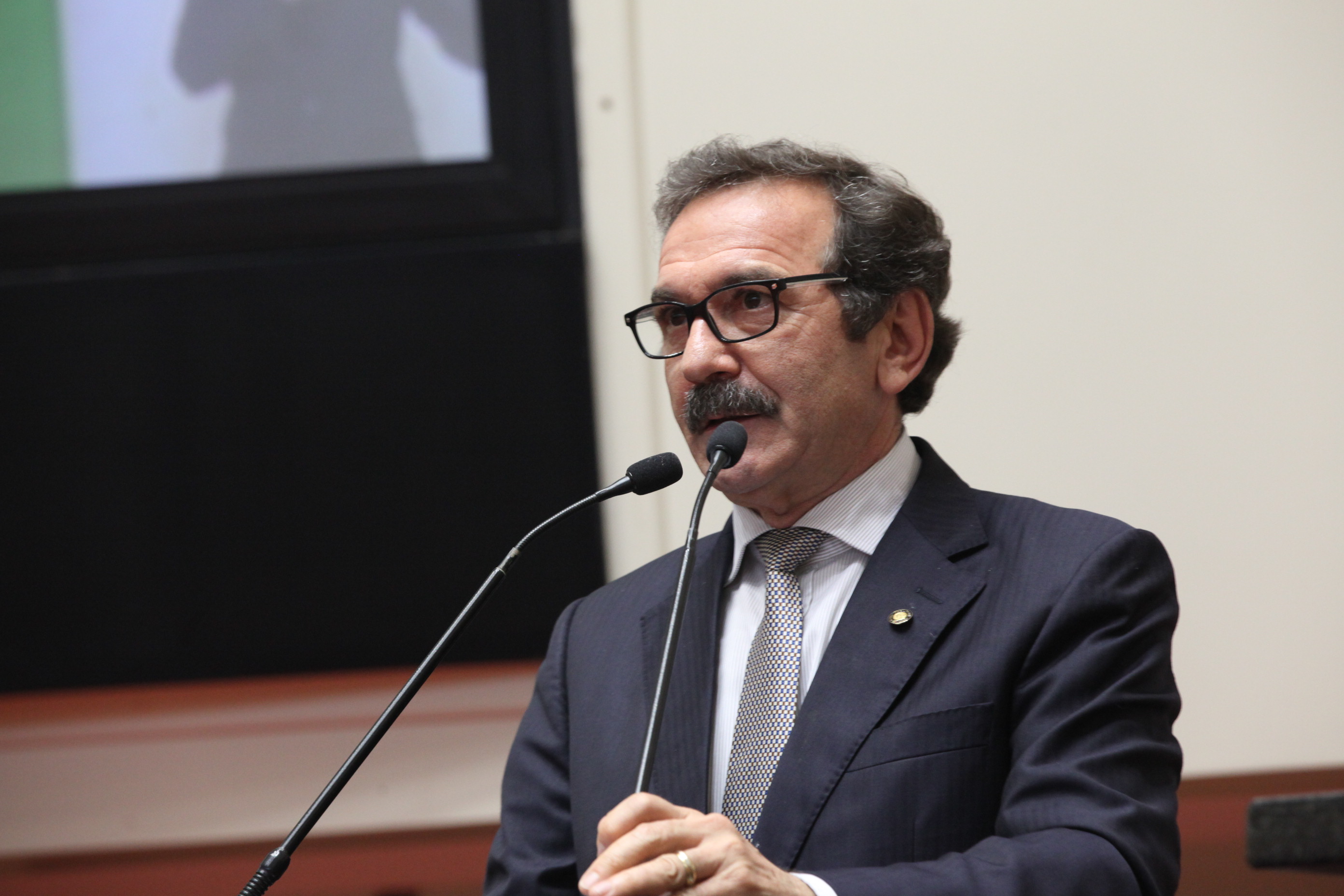 Sessão Ordinária da Assembleia Legislativa do Estado de Santa Catarina. Deputado Serafim Venzon (PSDB)  -  Foto: Eduardo Guedes de Oliveira/Agência AL