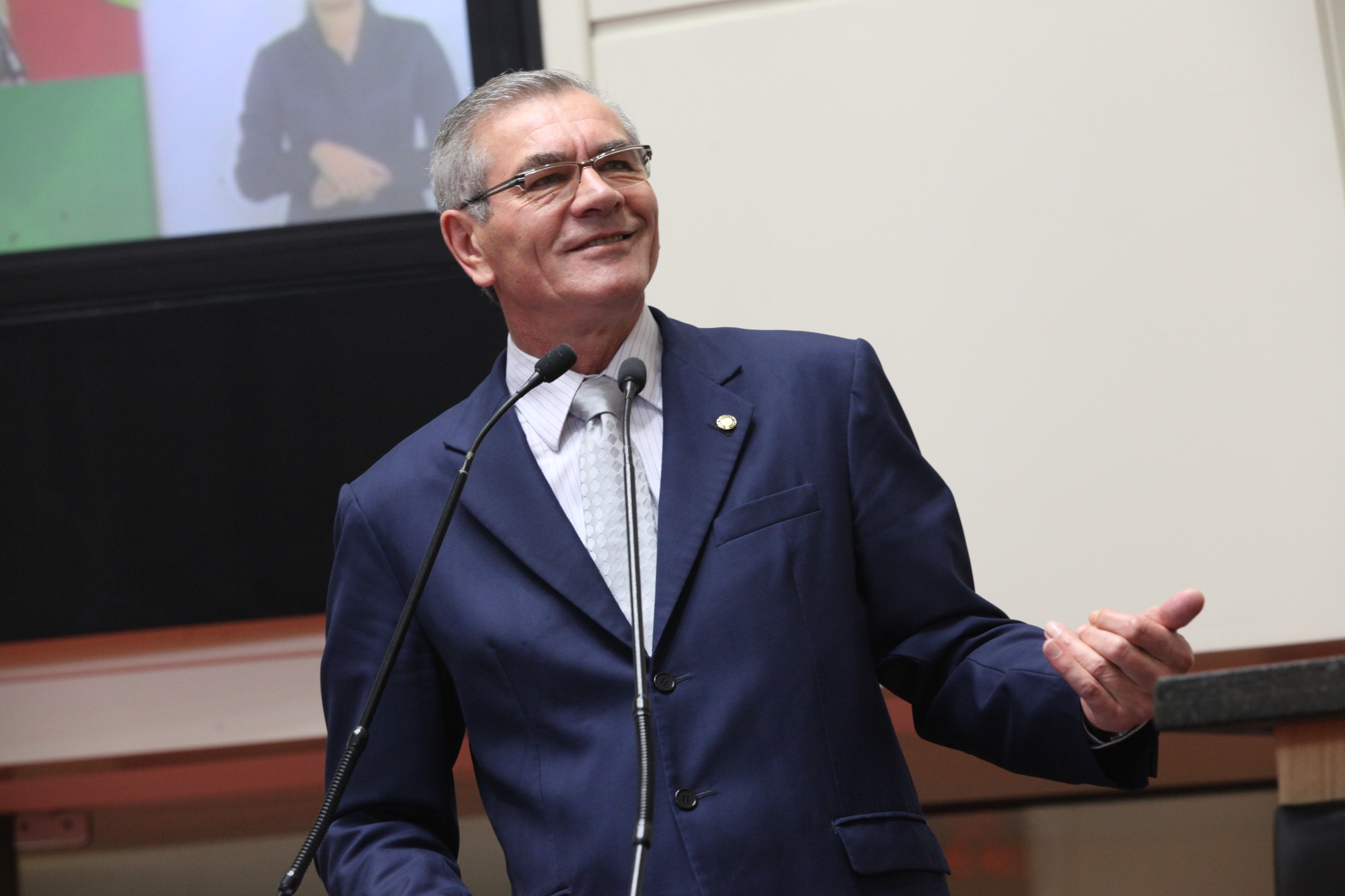 Sessão Ordinária da Assembleia Legislativa do Estado de Santa Catarina. Deputado Silvio Dreveck (PP) - Foto: Eduardo Guedes de Oliveira/Agência AL