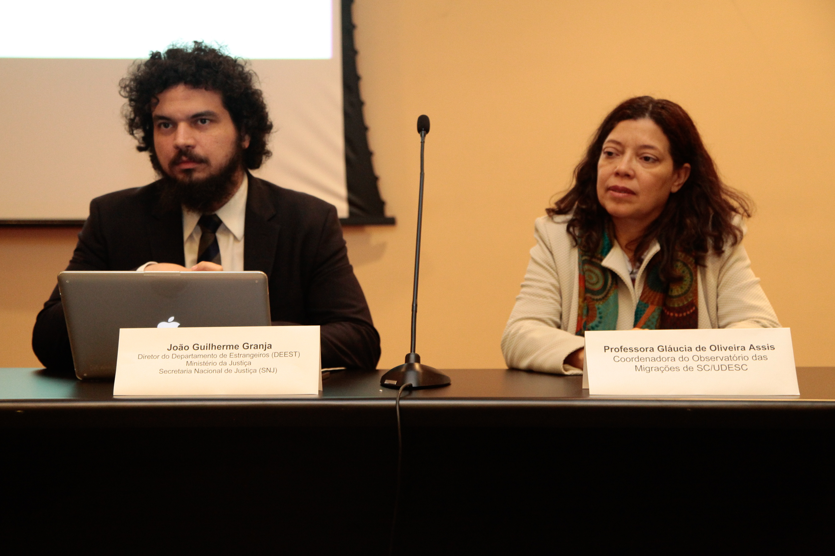 Seminário sobre Migrações contemporâneas em Santa Catarina e Direitos Fundamentais de Trabalhadores.  Foto: Miriam Zomer/Agência AL