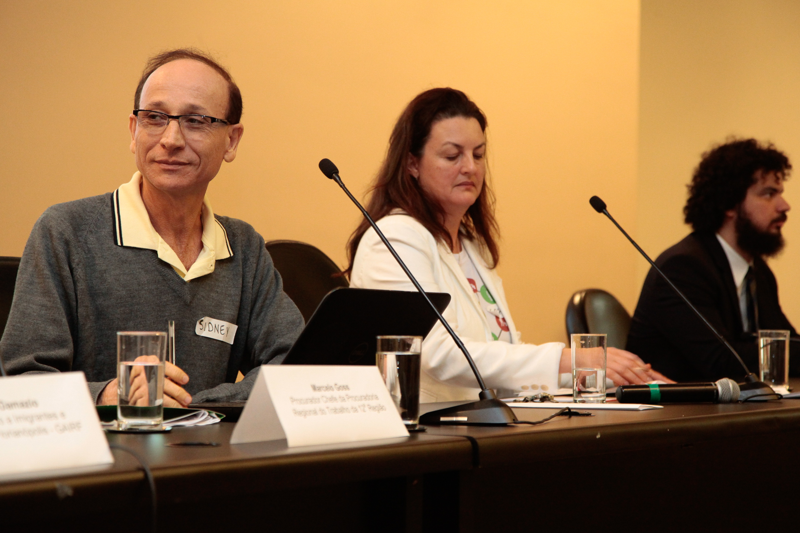 Seminário sobre Migrações contemporâneas em Santa Catarina e Direitos Fundamentais de Trabalhadores.  Foto: Miriam Zomer/Agência AL