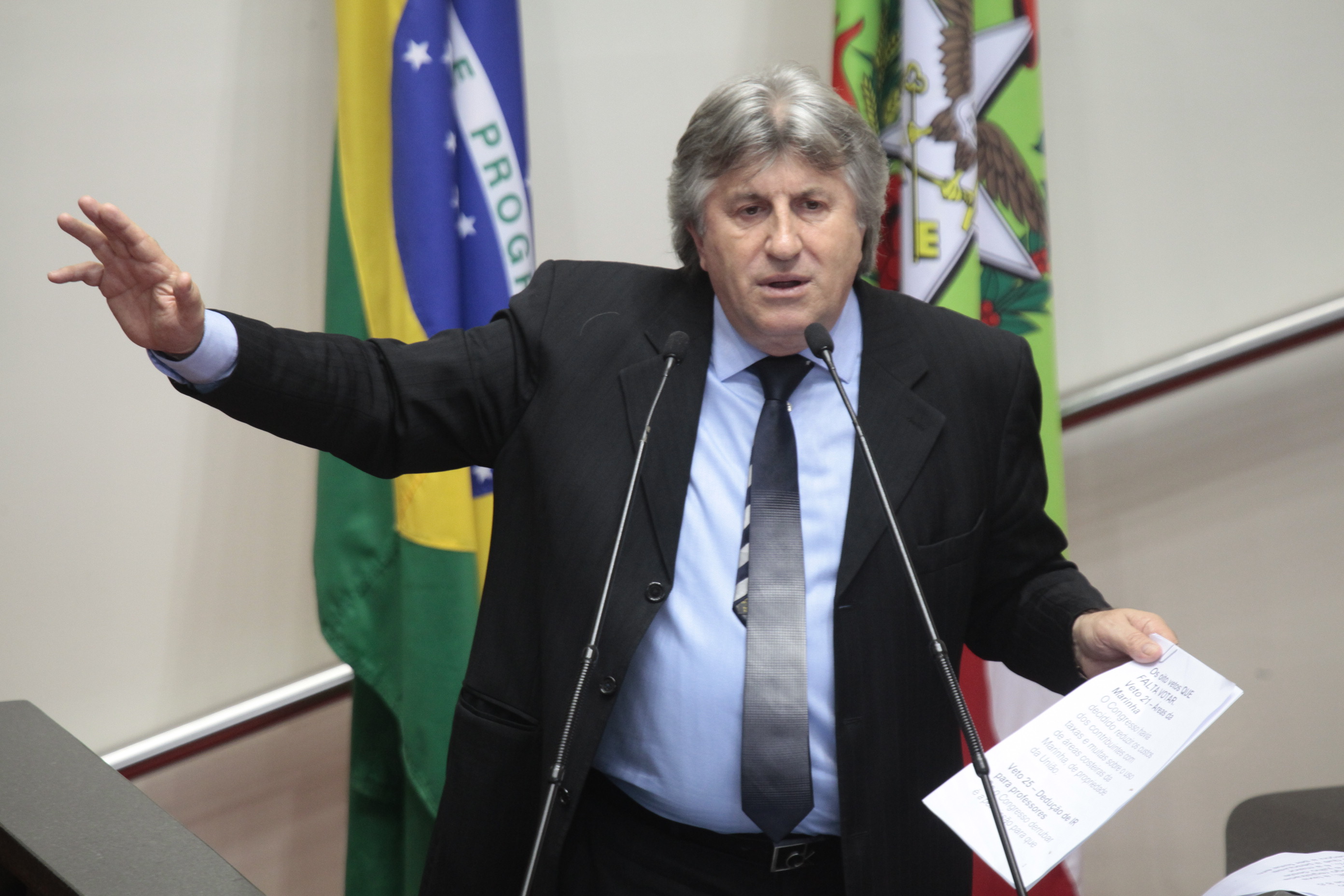 Sessão Ordinária da Assembleia Legislativa do Estado de Santa Catarina. Deputado Leonel Pavan (PSDB) - Fotos: Miriam Zomer/Agência AL