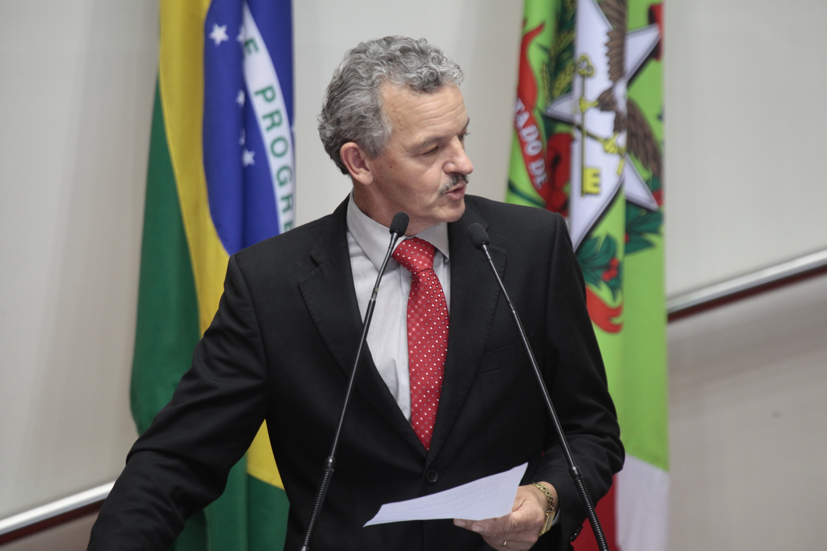 Sessão Ordinária da Assembleia Legislativa do Estado de Santa Catarina. Deputado Dirceu Dresch (PT)  - Fotos: Miriam Zomer/Agência AL