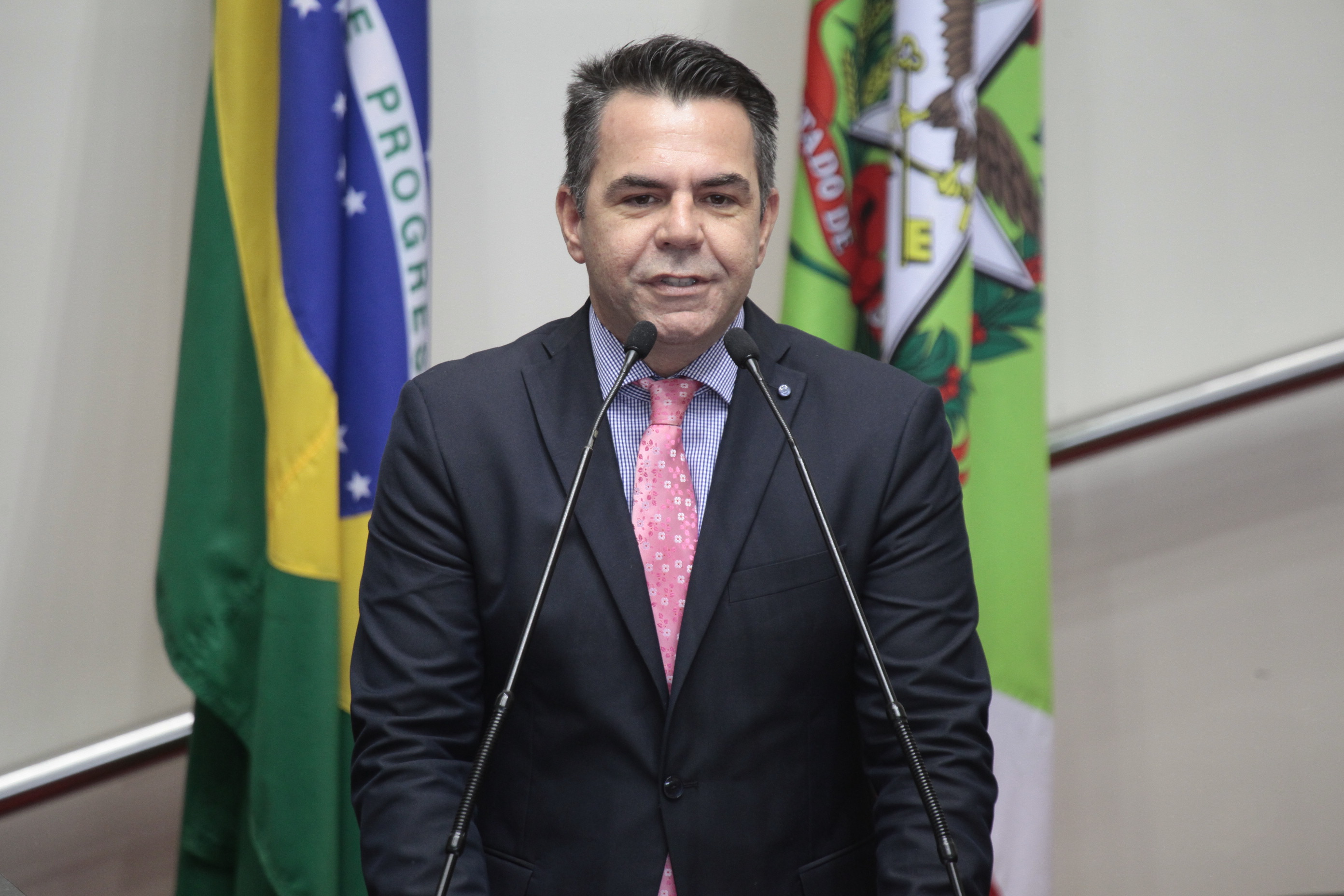 Sessão Ordinária da Assembleia Legislativa do Estado de Santa Catarina. Deputado Luiz Fernando Vampiro (PMDB) - Fotos: Miriam Zomer/Agência AL