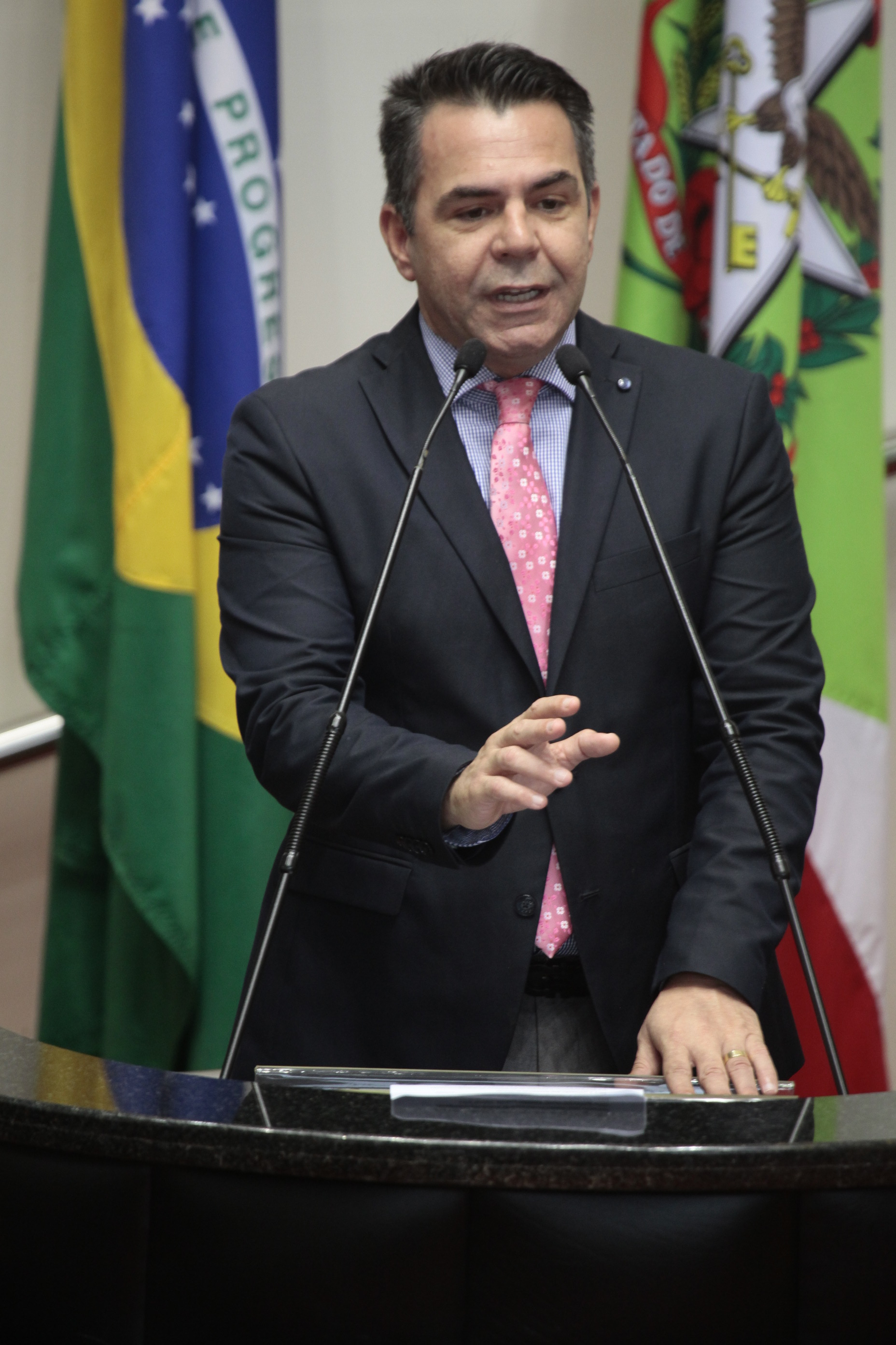 Sessão Ordinária da Assembleia Legislativa do Estado de Santa Catarina. Deputado Luiz Fernando Vampiro (PMDB) - Fotos: Miriam Zomer/Agência AL