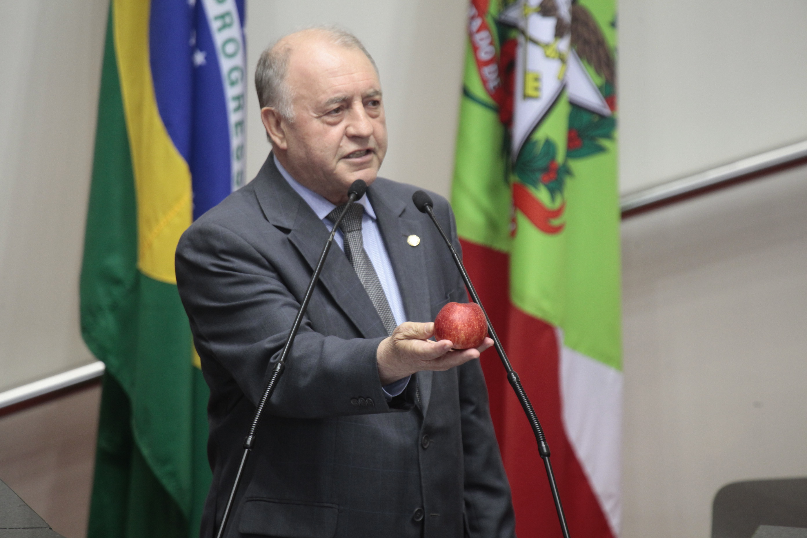 Sessão Ordinária da Assembleia Legislativa do Estado de Santa Catarina. Deputado Natalino Lázare (PR) - Fotos: Miriam Zomer/Agência AL