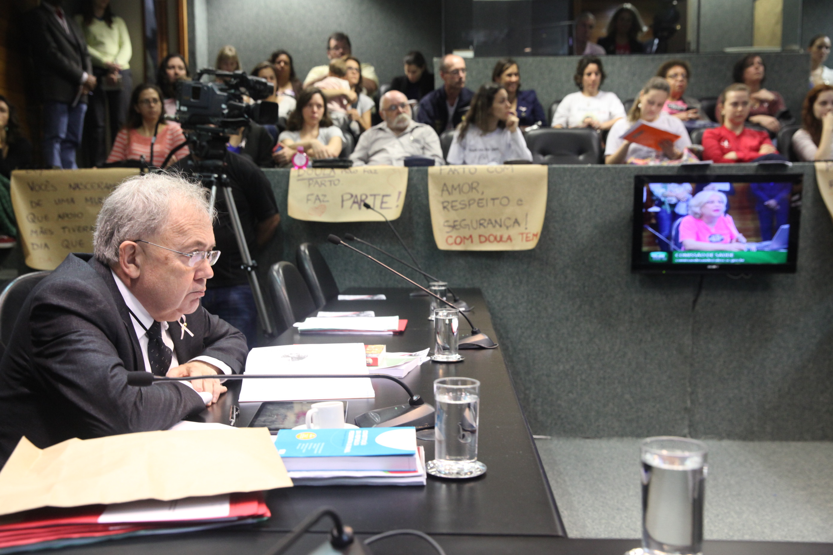 Reunião da Comissão de Saúde. Foto: Fábio Queiroz / Agência AL