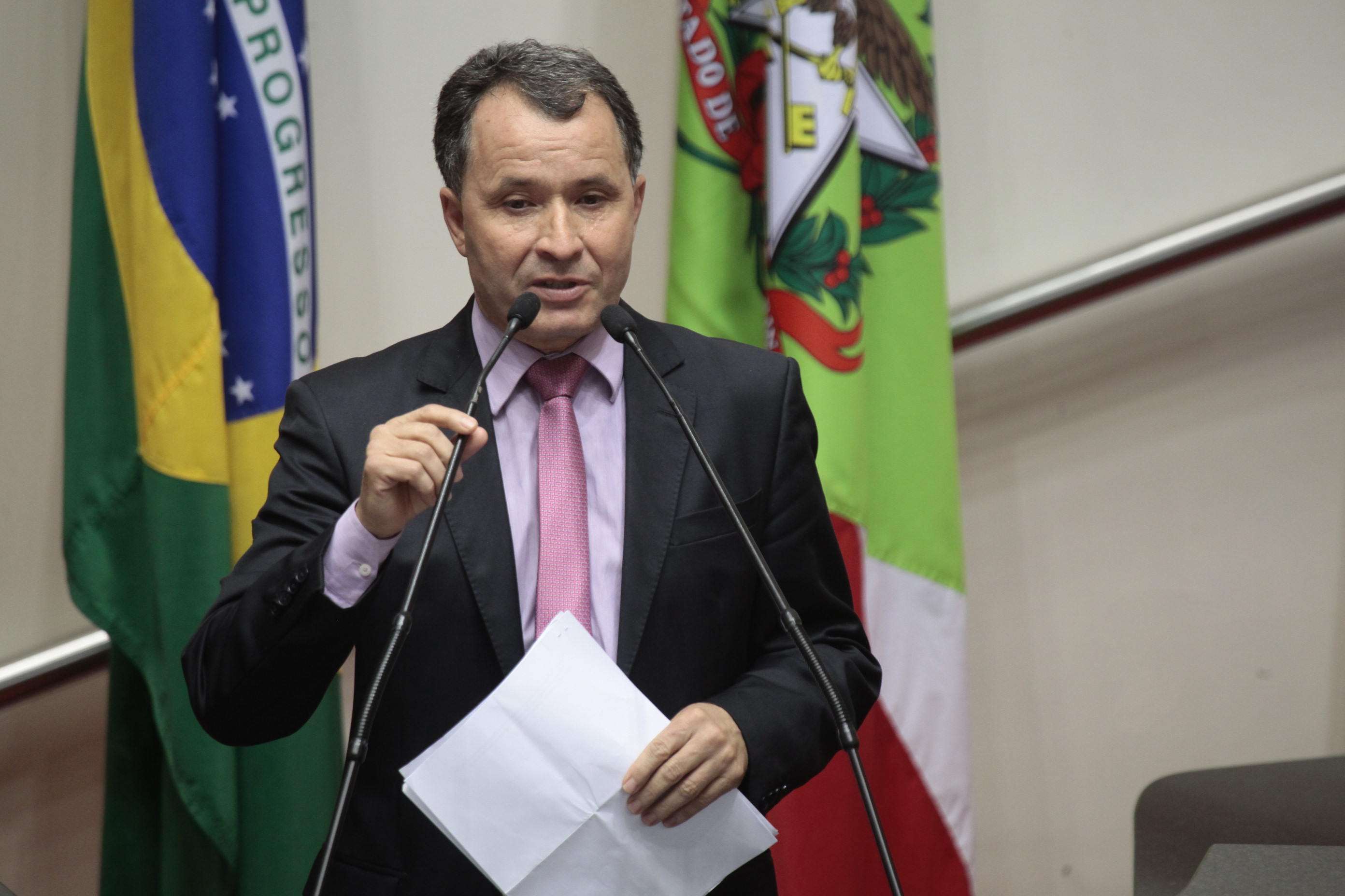 Sessão Ordinária da Assembleia Legislativa do Estado de Santa Catarina. Deputado Darci de Matos (PSD) - Foto: Miriam Zomer/Agência AL