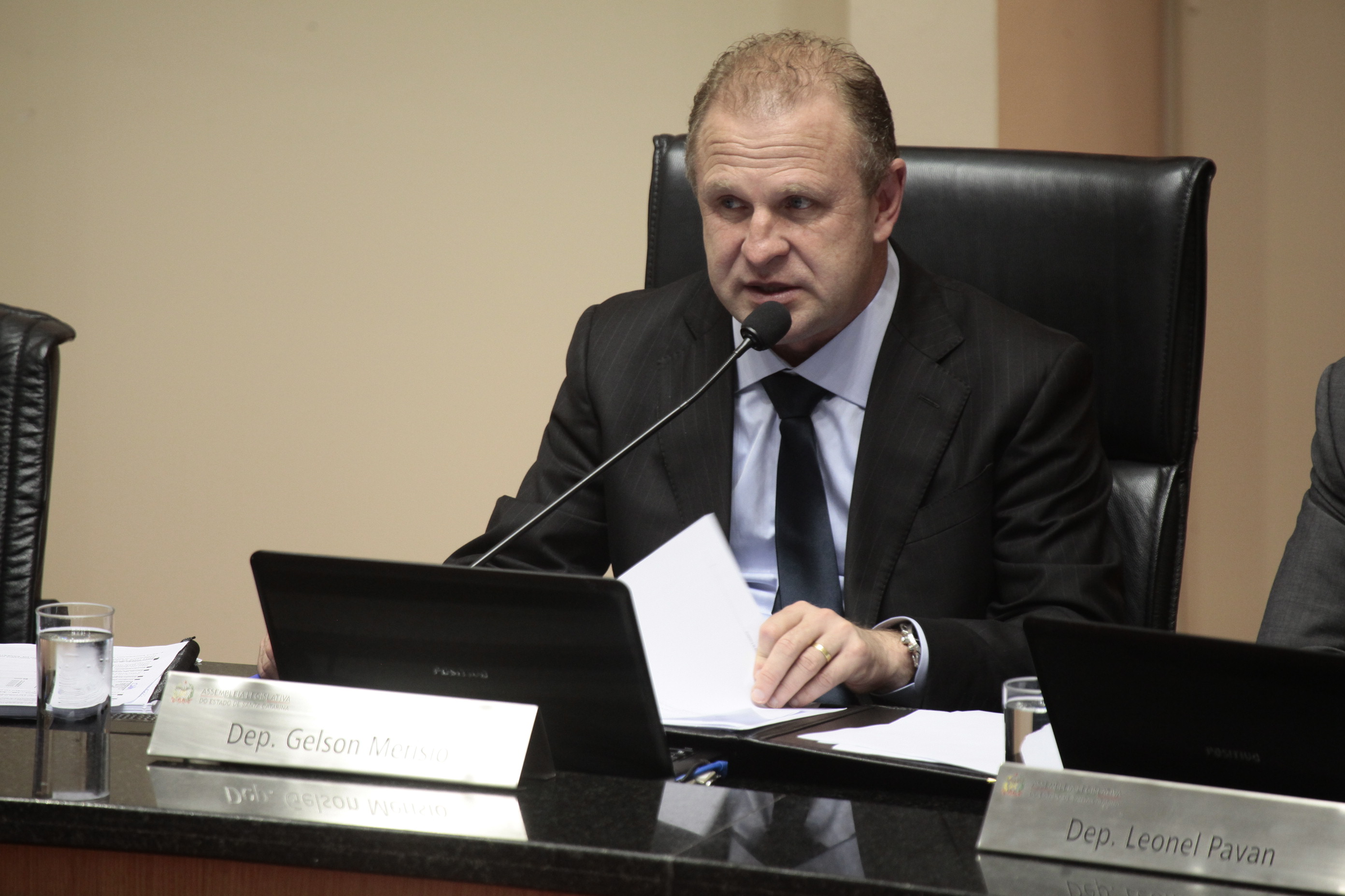 Sessão Ordinária da Assembleia Legislativa do Estado de Santa Catarina. Deputado Gelson Merisio (PSD) - Foto: Miriam Zomer/Agência AL