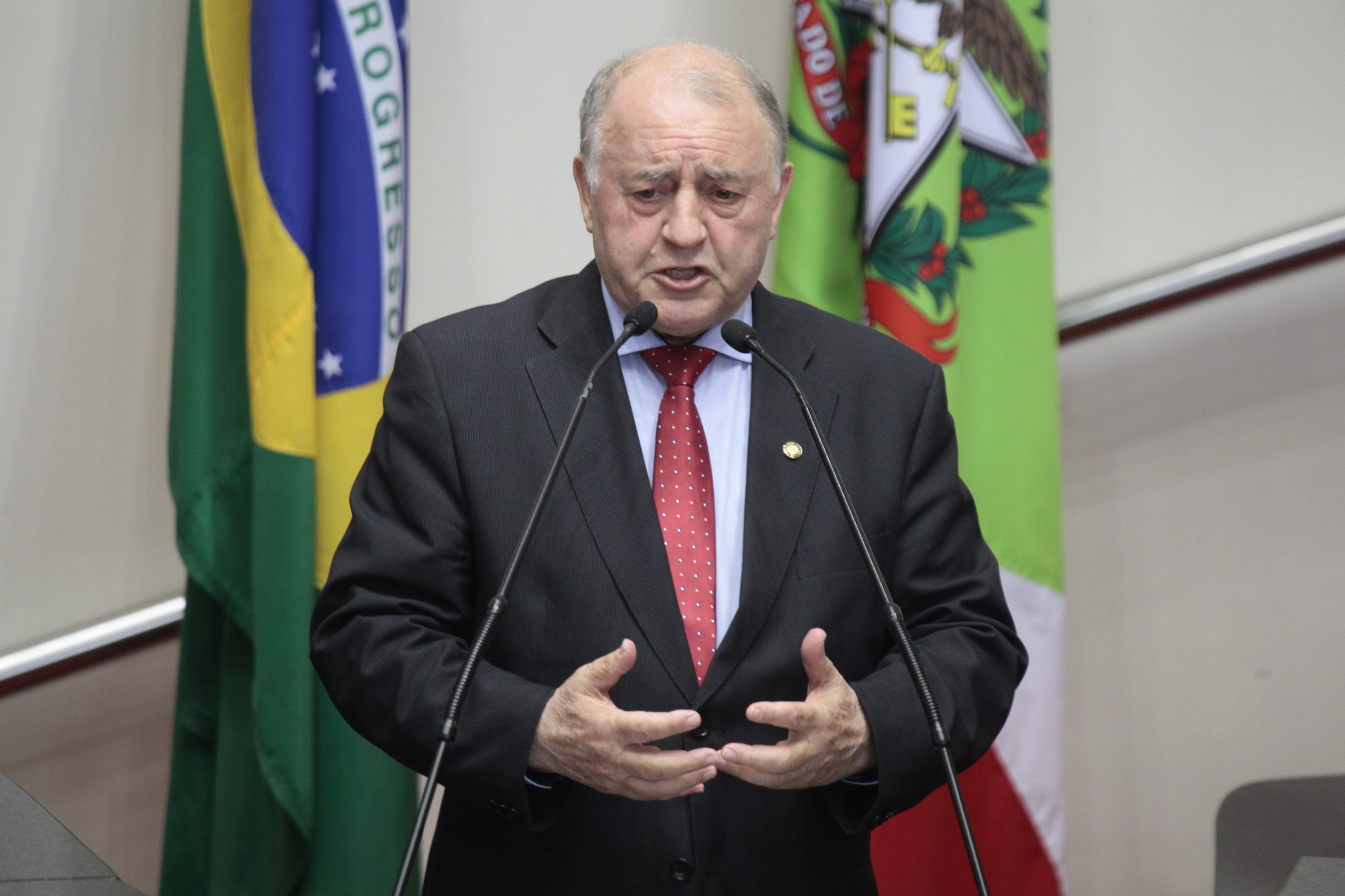 Sessão Ordinária da Assembleia Legislativa do Estado de Santa Catarina. Deputado Natalino Lázare (PR) - Foto: Miriam Zomer/Agência AL