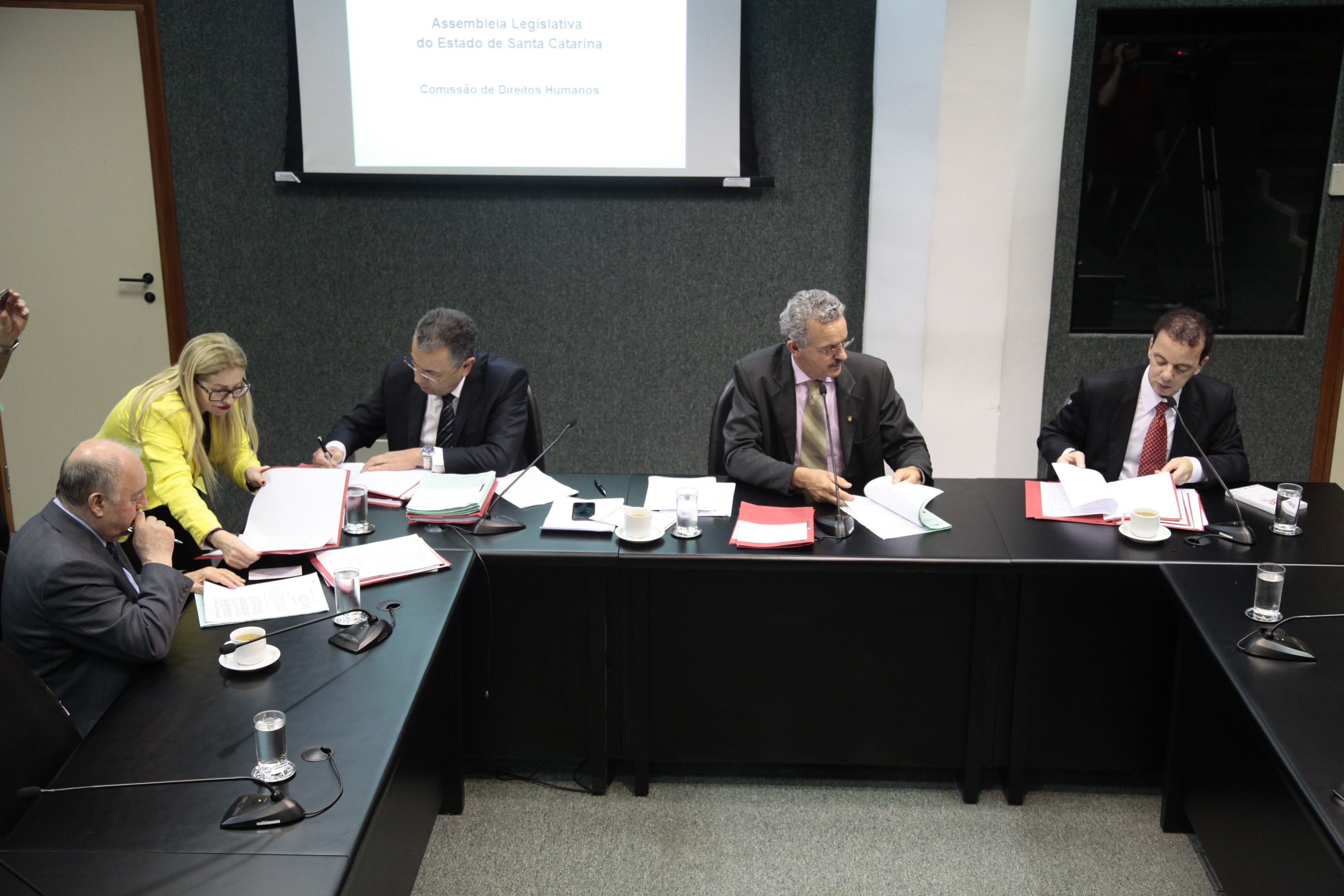 Reunião Ordinária da Comissão de Direitos Humanos. Foto: Miriam Zomer/Agência AL