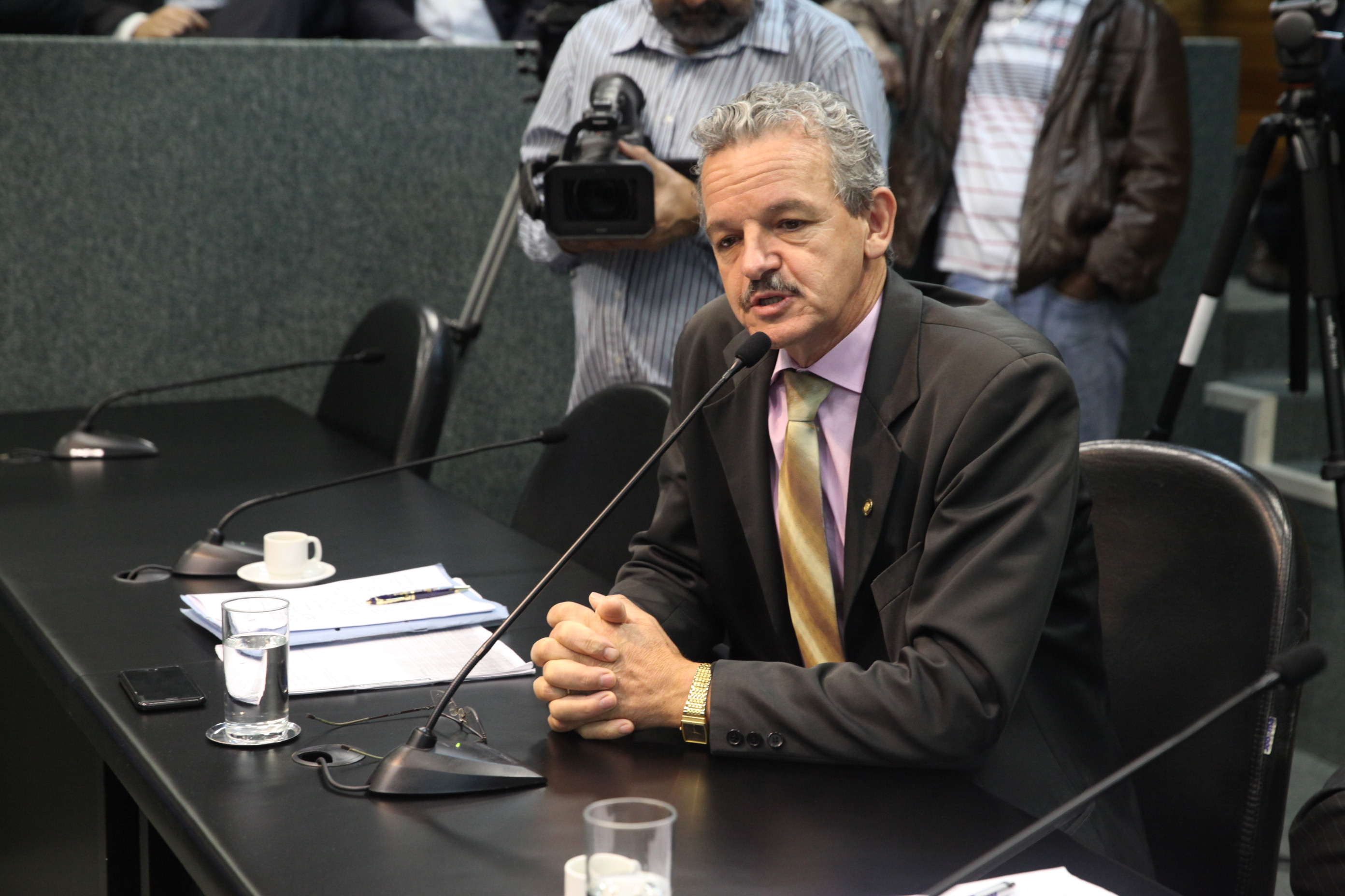 Reunião da Comissão de Finanças e Tributação. Deputado Dirceu Dresch (PT). Foto: Fábio Queiroz / Agência AL
