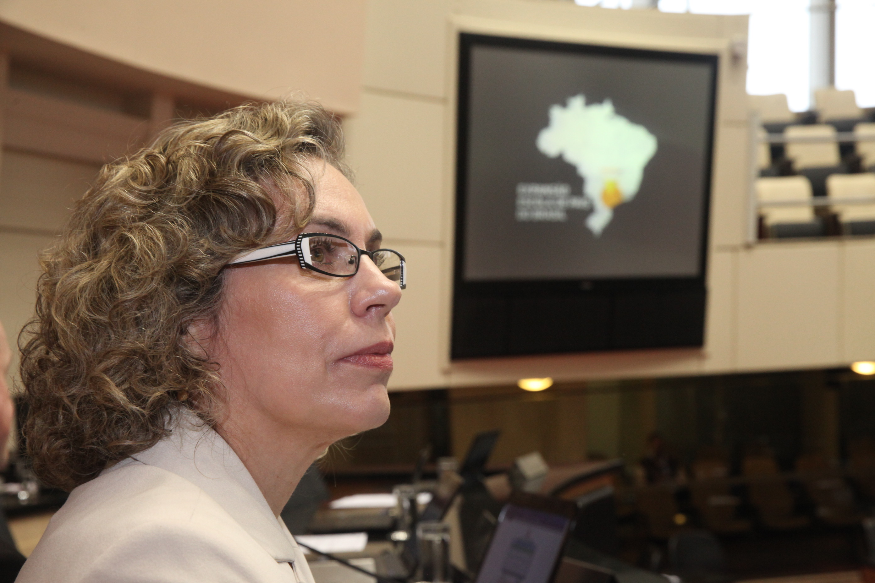 Deputada Ana Paula Lima (PT). Sessão Ordinária. Foto: Fábio Queiroz / Agência AL