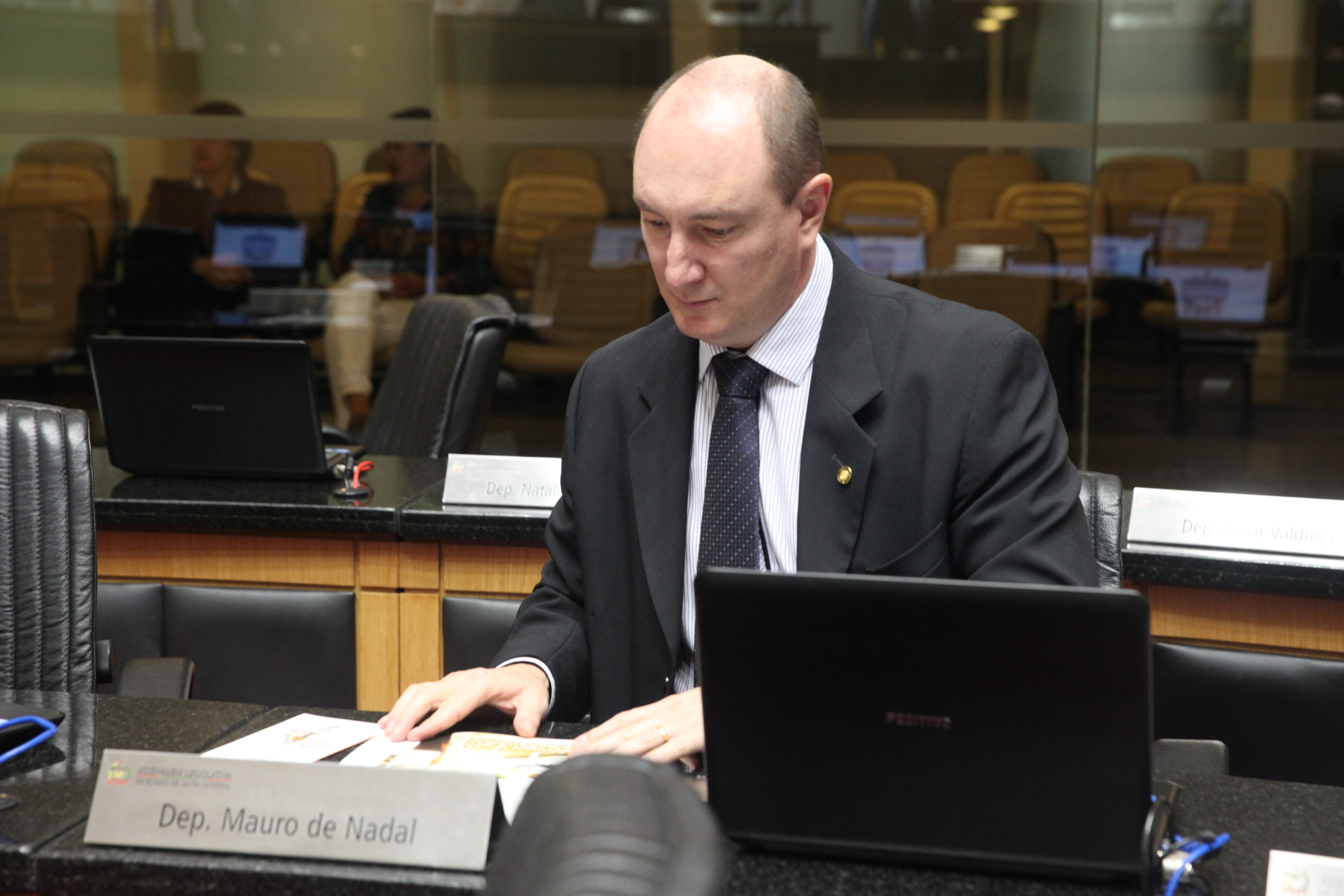 Deputado Mauro de Nadal (PMDB). Sessão Ordinária. Foto: Fábio Queiroz / Agência AL