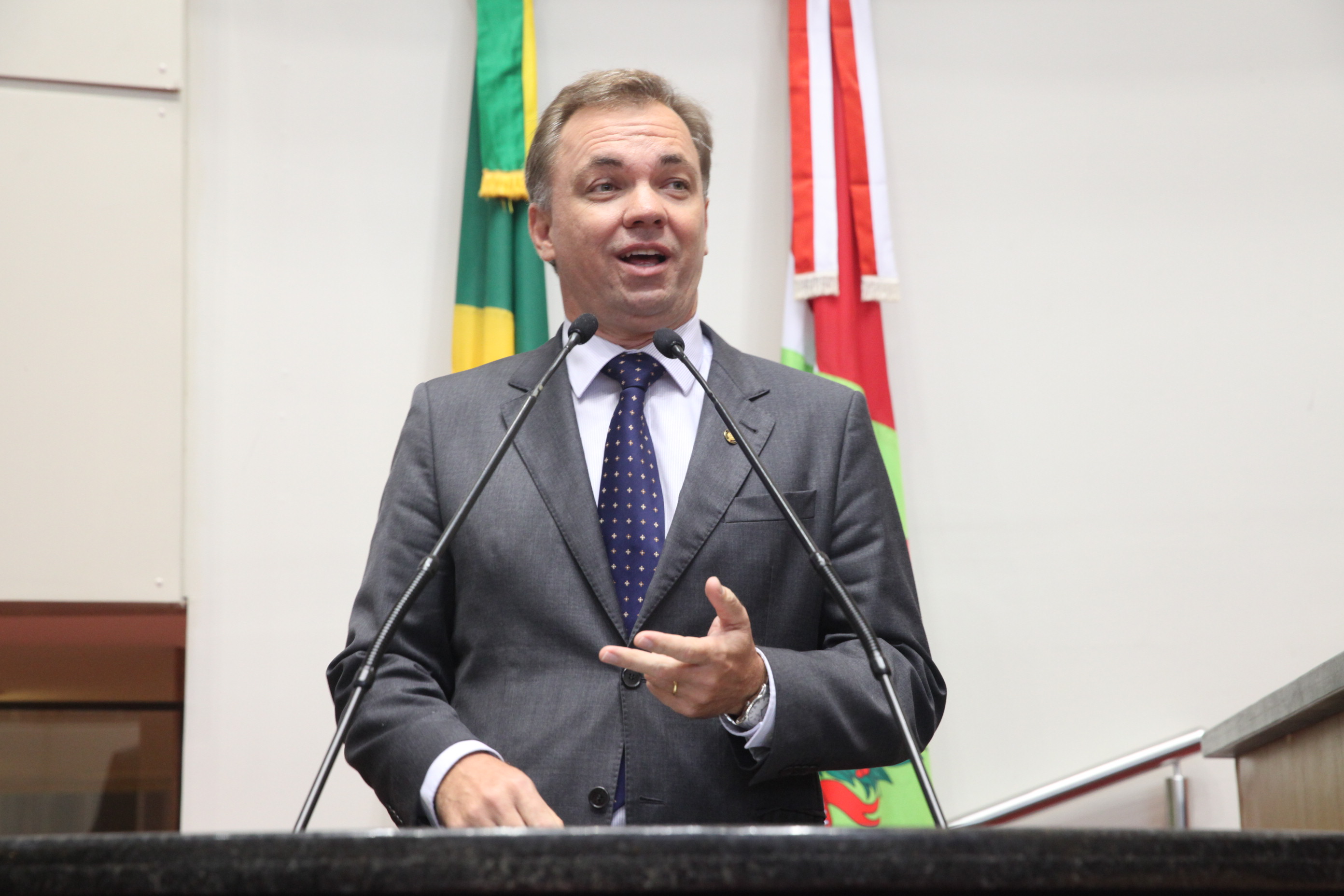 Deputado Gean Loureiro (PMDB). Sessão Ordinária. Foto: Fábio Queiroz / Agência AL
