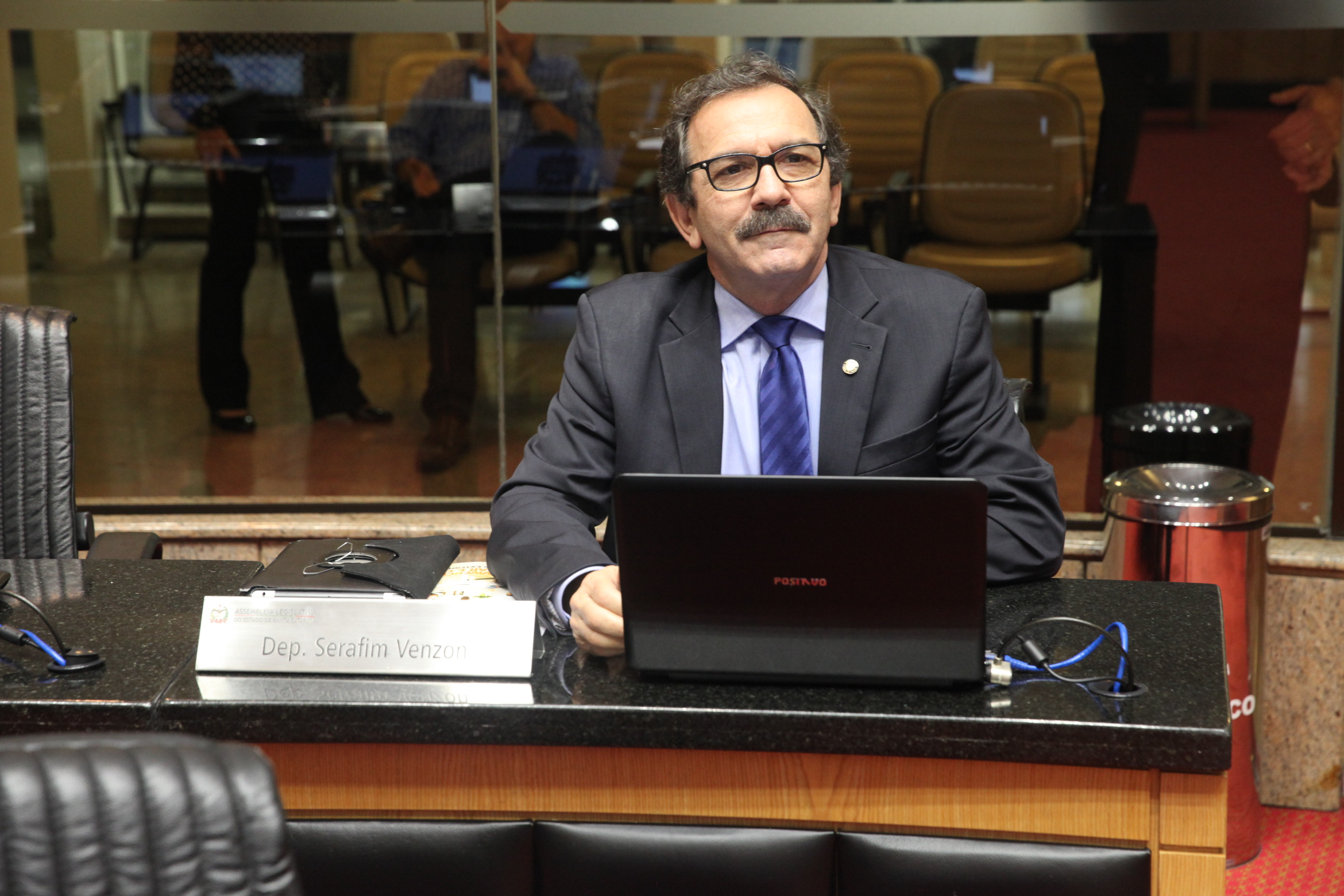 Deputado Serafim Venzon (PSDB). Sessão Ordinária. Foto: Fábio Queiroz / Agência AL