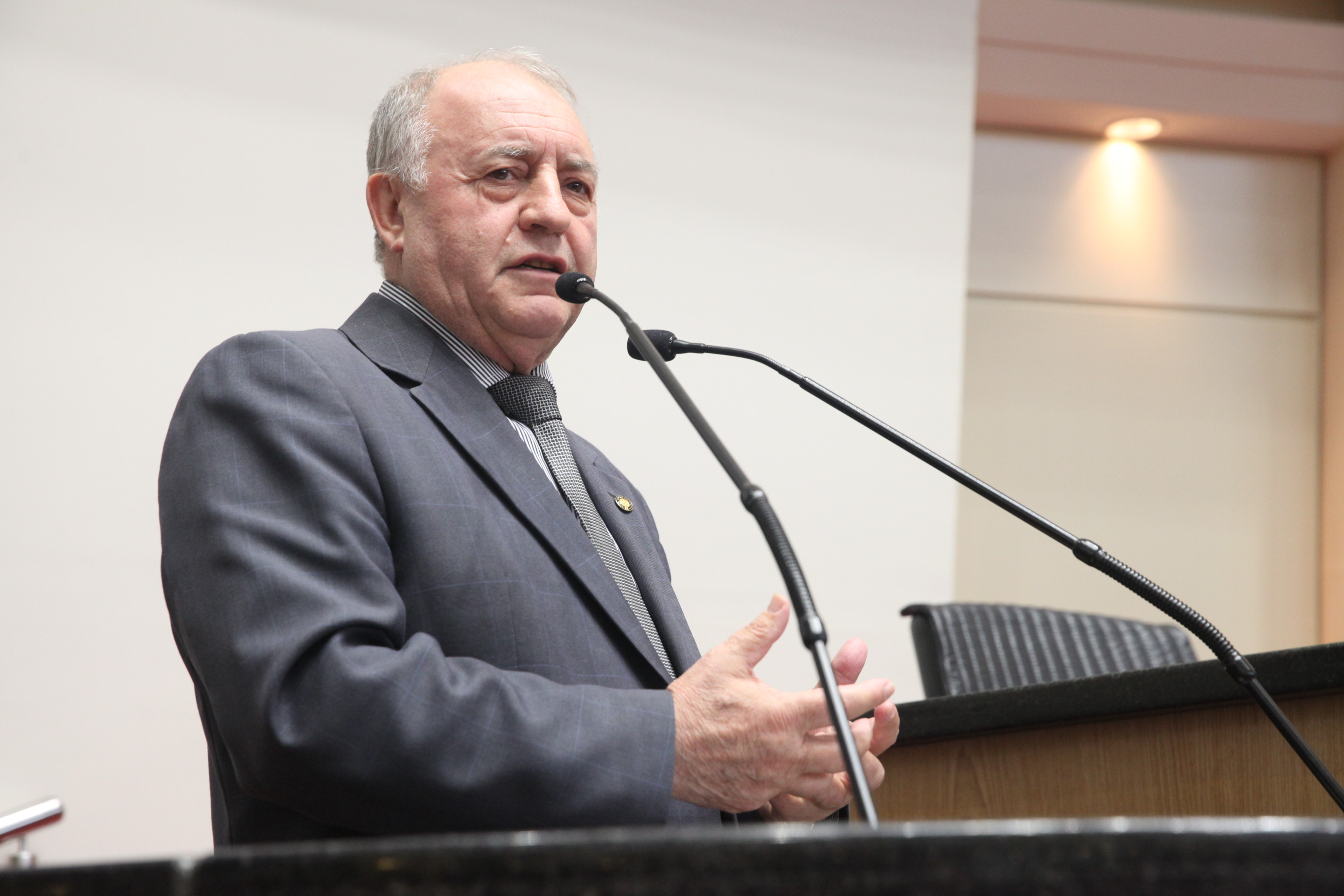 Deputado Natalino Lazare (PR). Sessão Ordinária. Foto: Fábio Queiroz / Agência AL