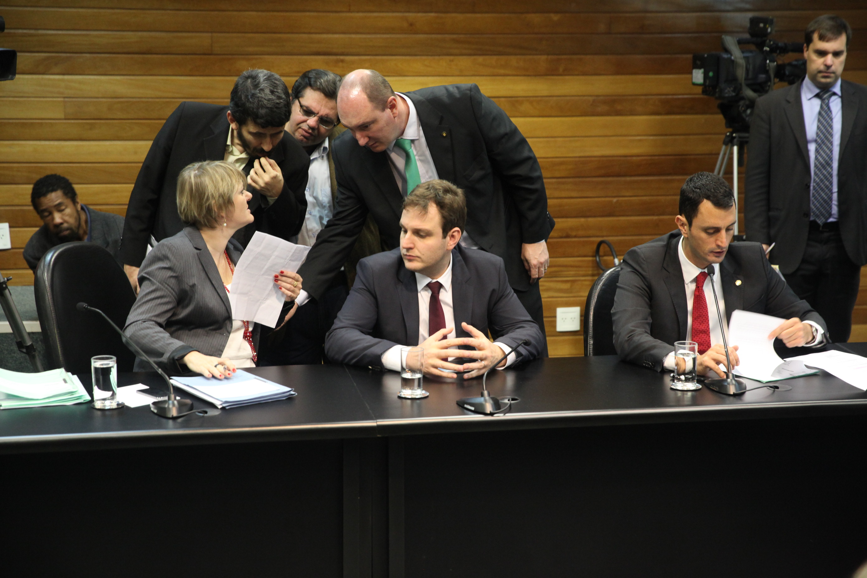 Reunião da Comissão de Constituição e Justiça. Foto: Fábio Queiroz / Agência AL