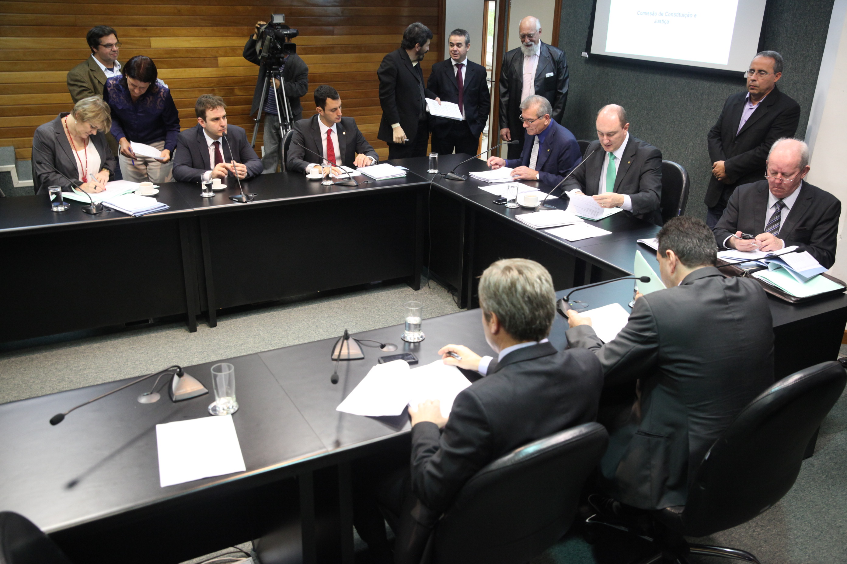 Reunião da Comissão de Constituição e Justiça. Foto: Fábio Queiroz / Agência AL