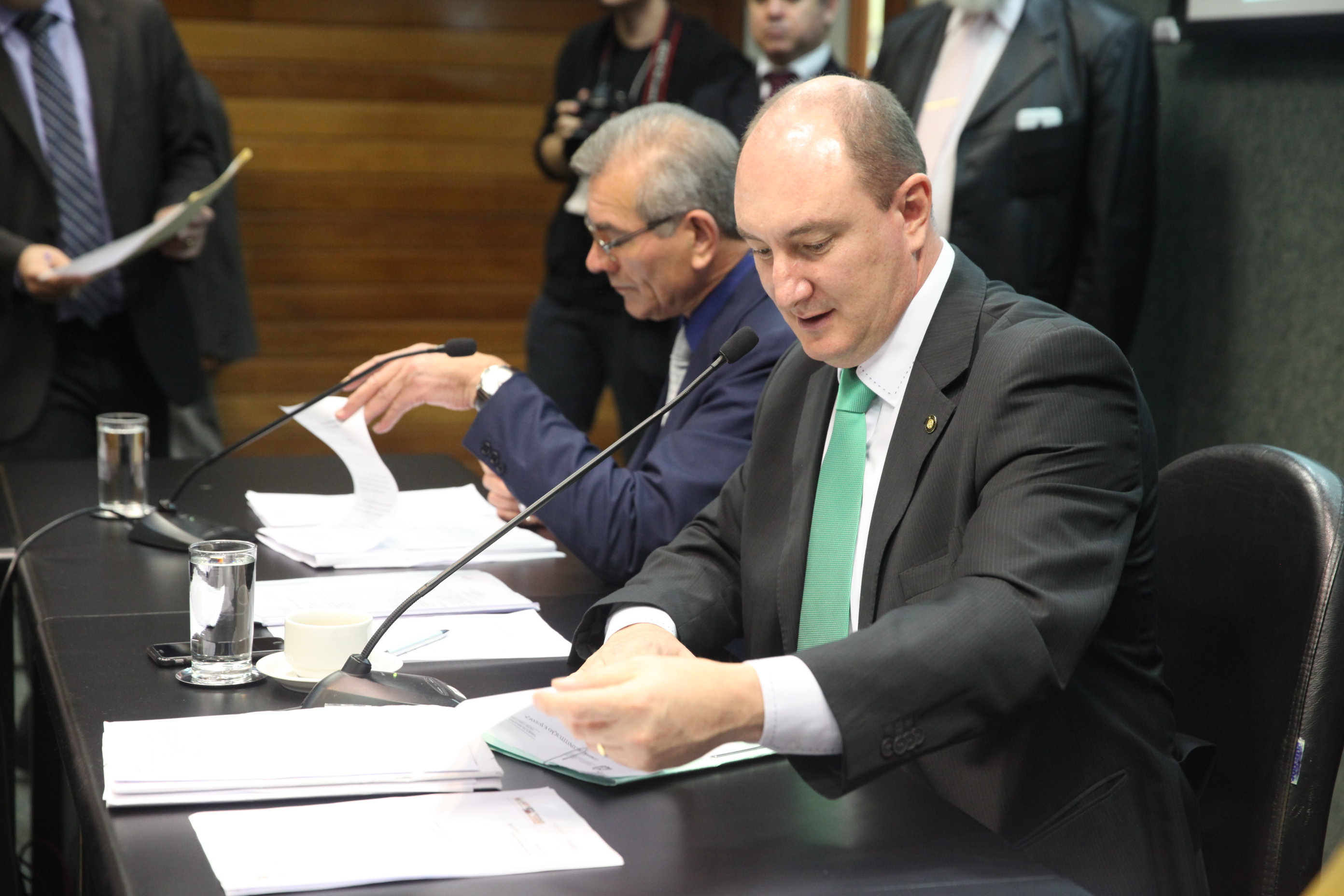 Reunião da Comissão de Constituição e Justiça. Foto: Fábio Queiroz / Agência AL