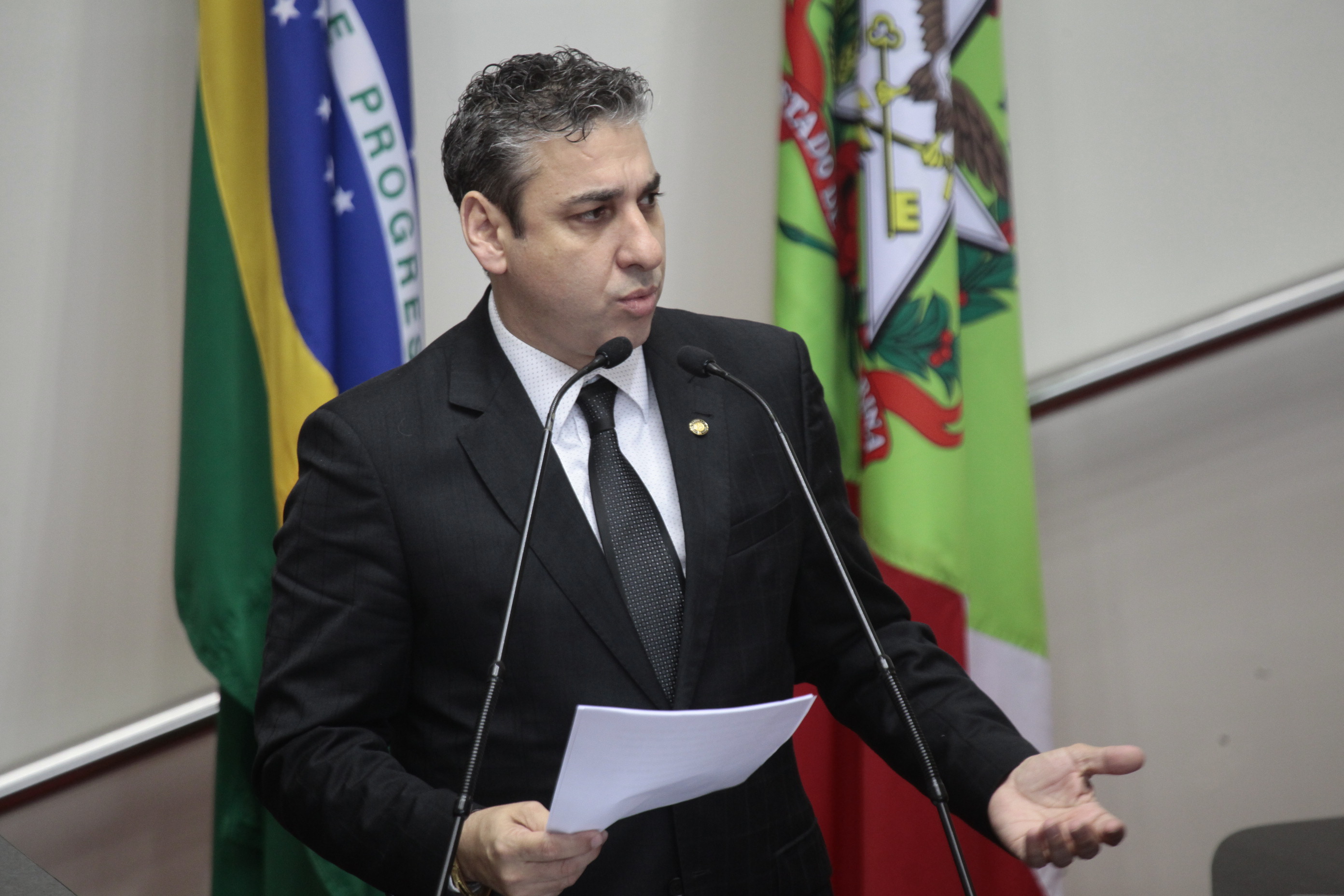 Sessão Ordinária - Plenário Osni Régis. Deputado Mário Marcondes (PR) - Foto: Miriam Zomer/Agência AL