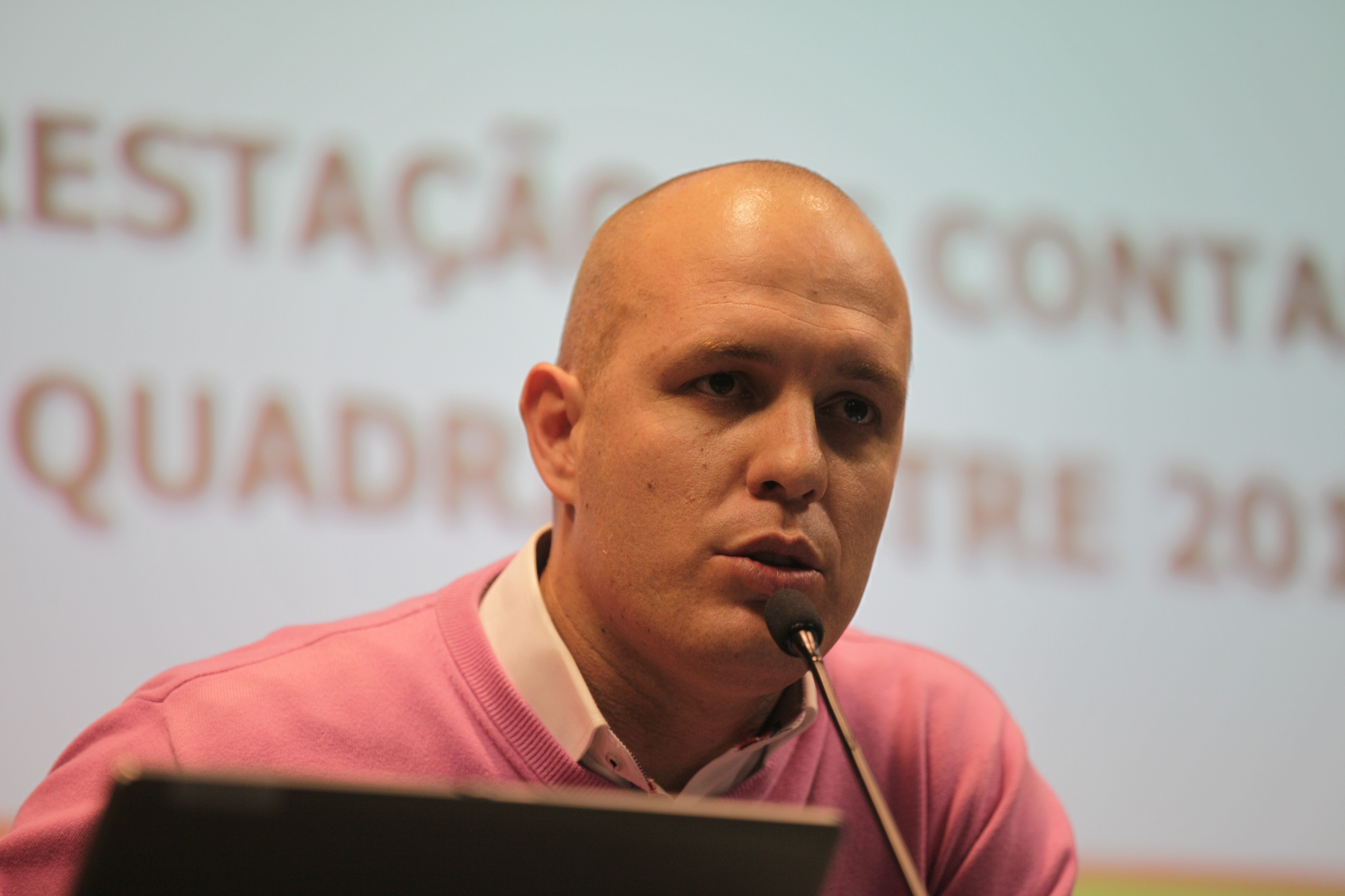 Leandro Adriano de Barros. Audiência Pública - Apresentação da prestação de contas de 2014 da Secretaria de Estado de Saúde. Foto: Solon Soares / Agência AL