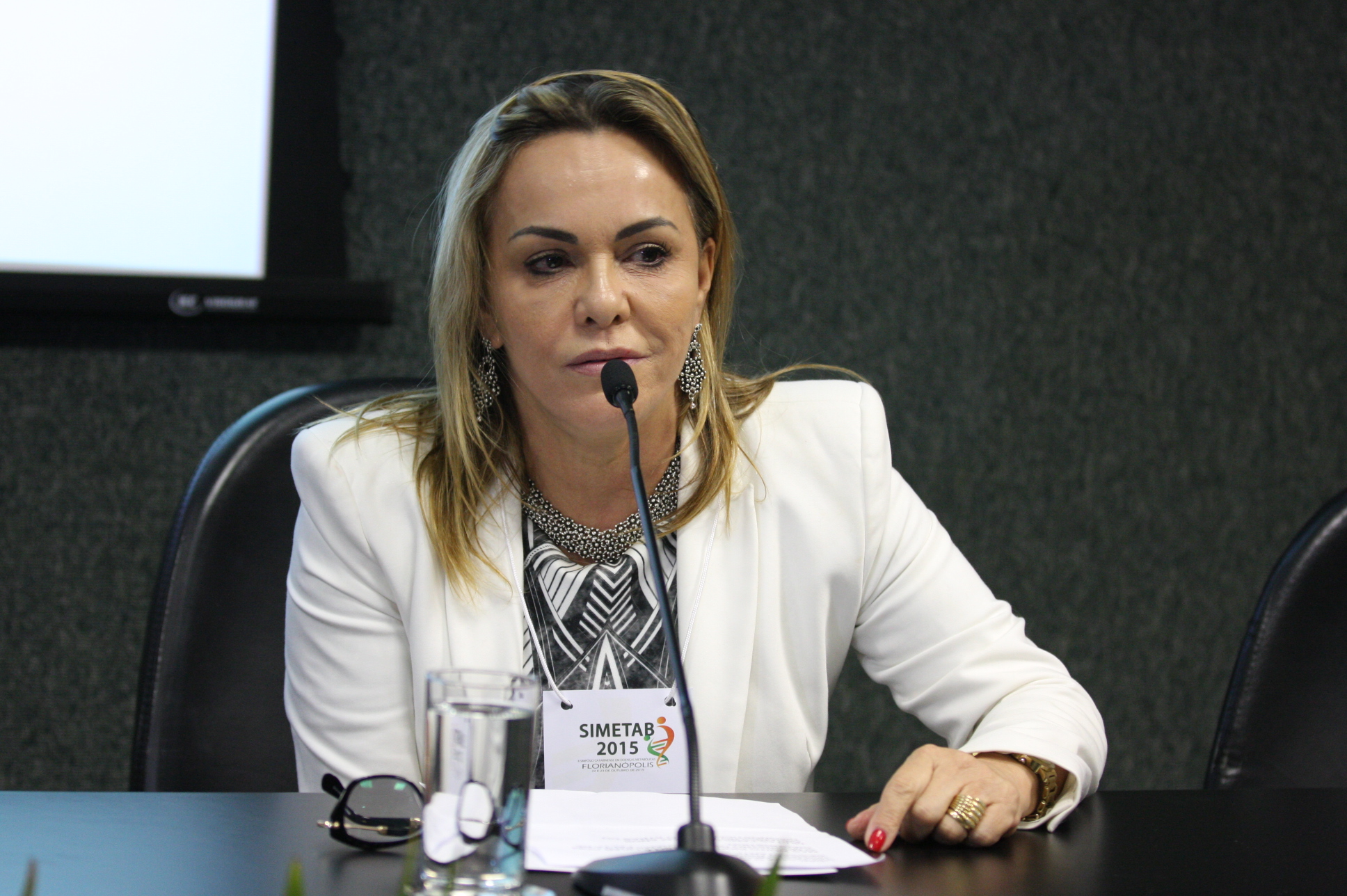 II Simpósio em Doenças Metabólicas. Margareth Carreirão Presidente da Acamu. Foto: Yuri Santos / Agência AL