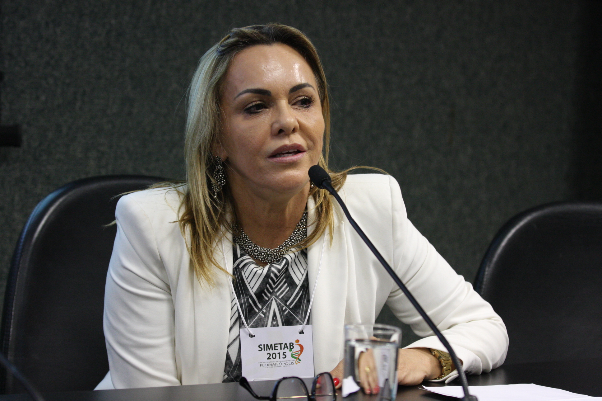 II Simpósio em Doenças Metabólicas. Margareth Carreirão Presidente da Acamu. Foto: Yuri Santos / Agência AL