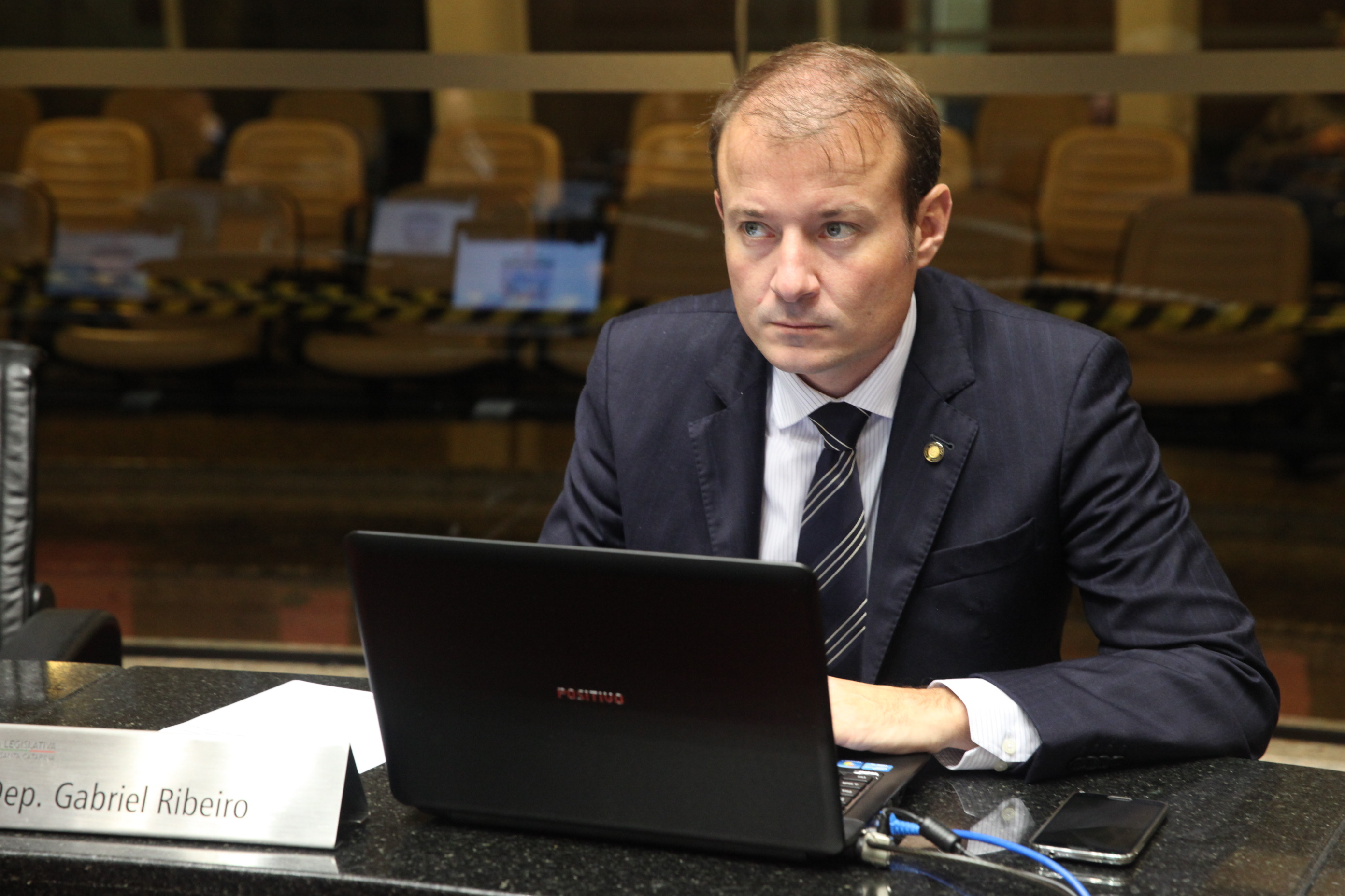 Sessão Ordinária. Deputado Gabriel Ribeiro (PSD) - Foto: Fábio Queiroz / Agência AL