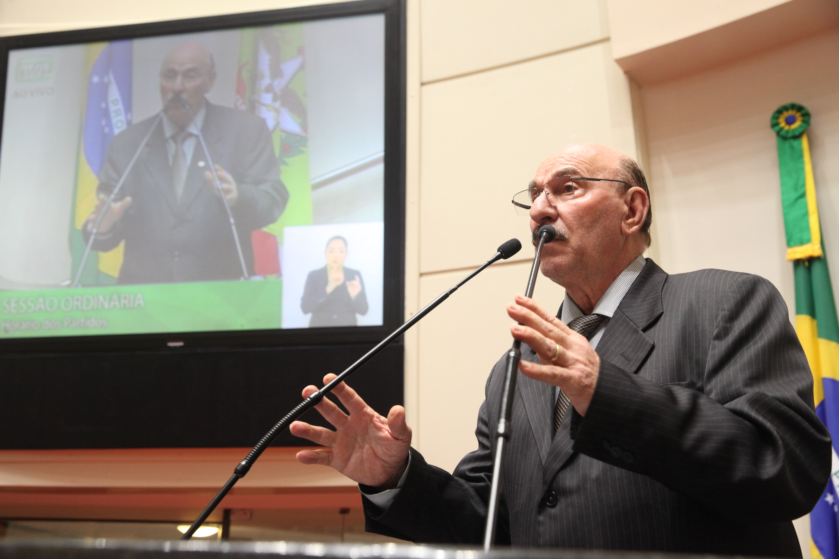 Sessão Ordinária. Deputado Manoel Mota (PMDB) -  Foto: Fábio Queiroz / Agência AL
