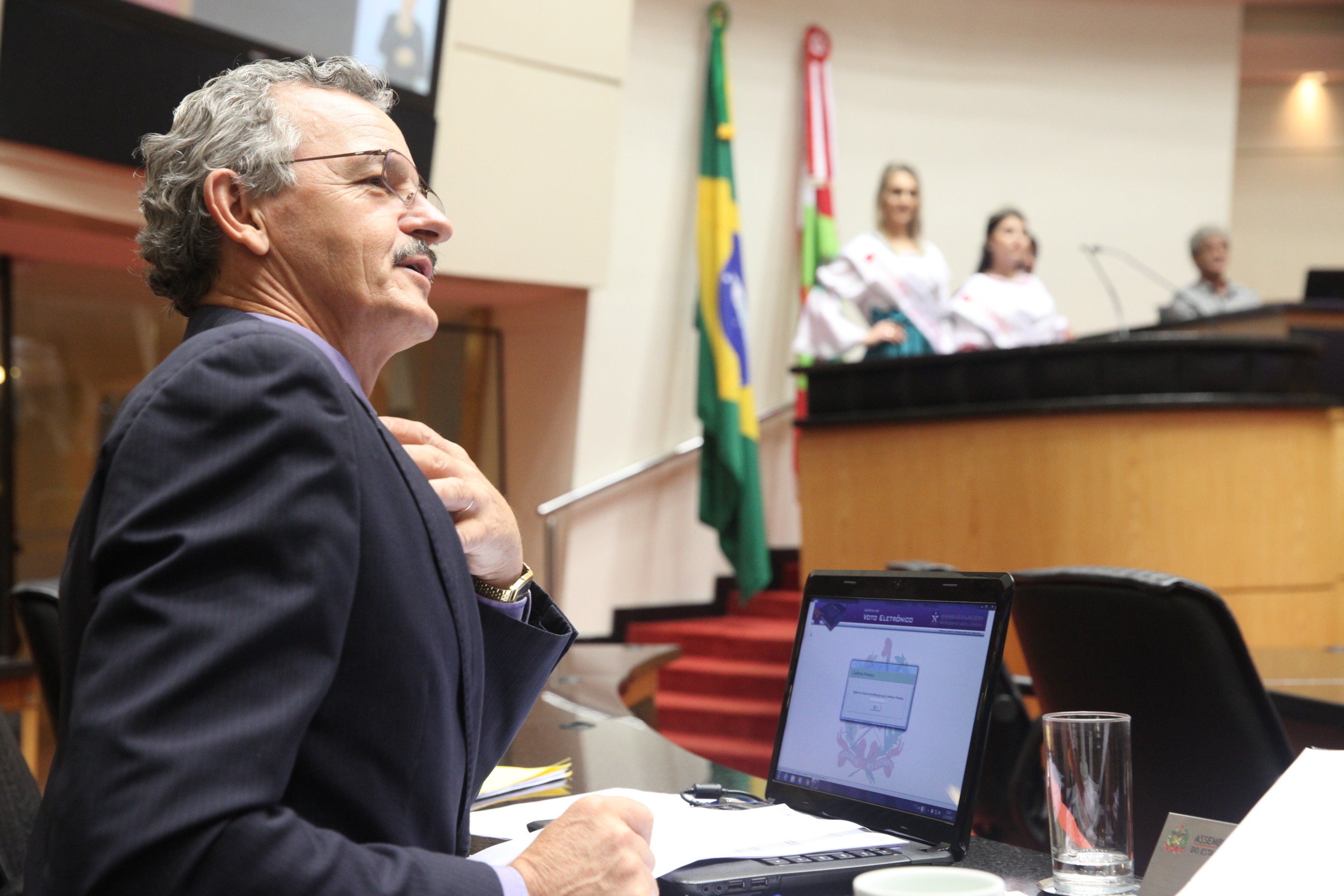 Sessão Ordinária. Deputado Dirceu Dresch (PT) - Foto: Fábio Queiroz / Agência AL