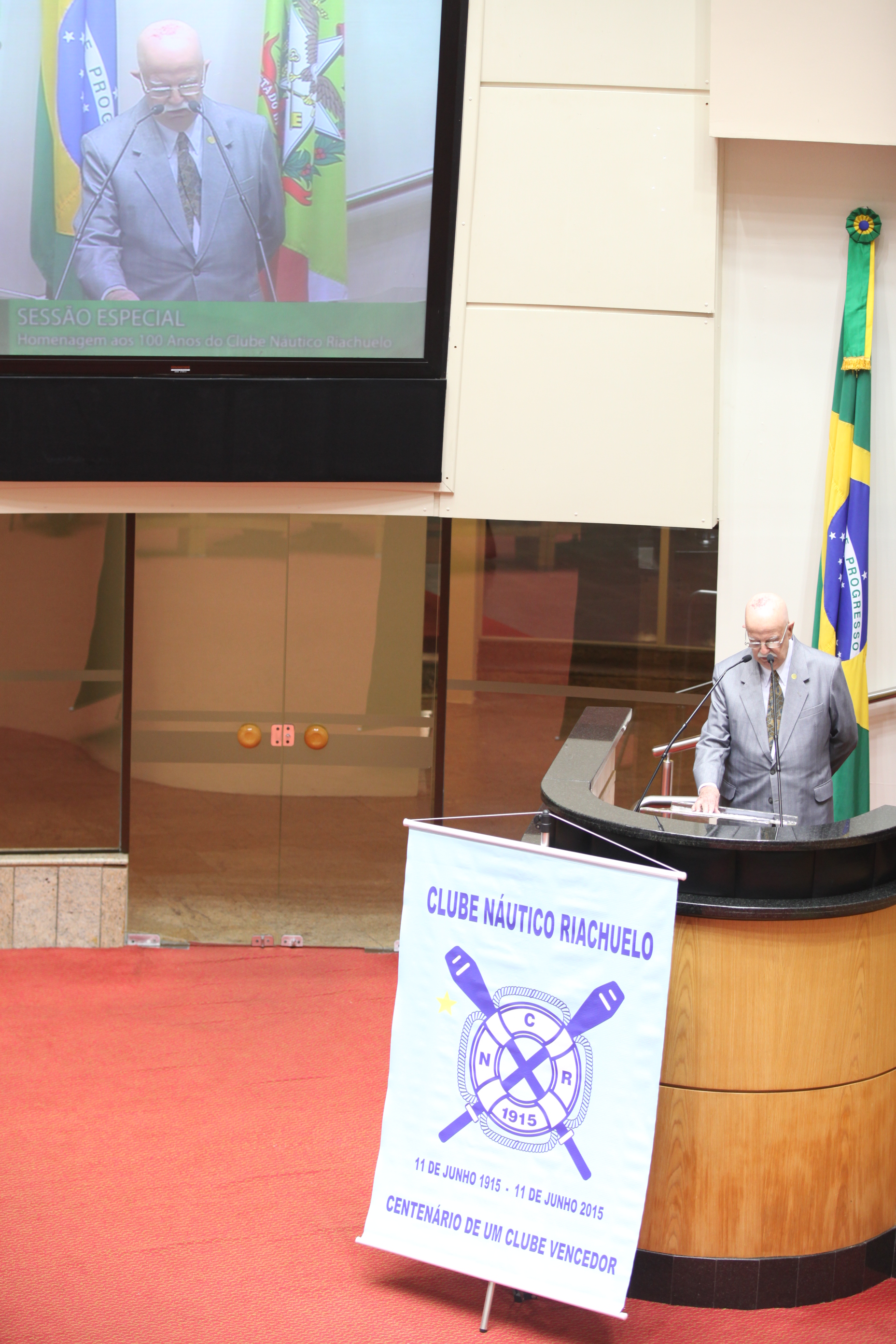 Sessão Especial em homenagem ao Clube Náutico Riachuelo. Foto: Fábio Queiroz / Agência AL