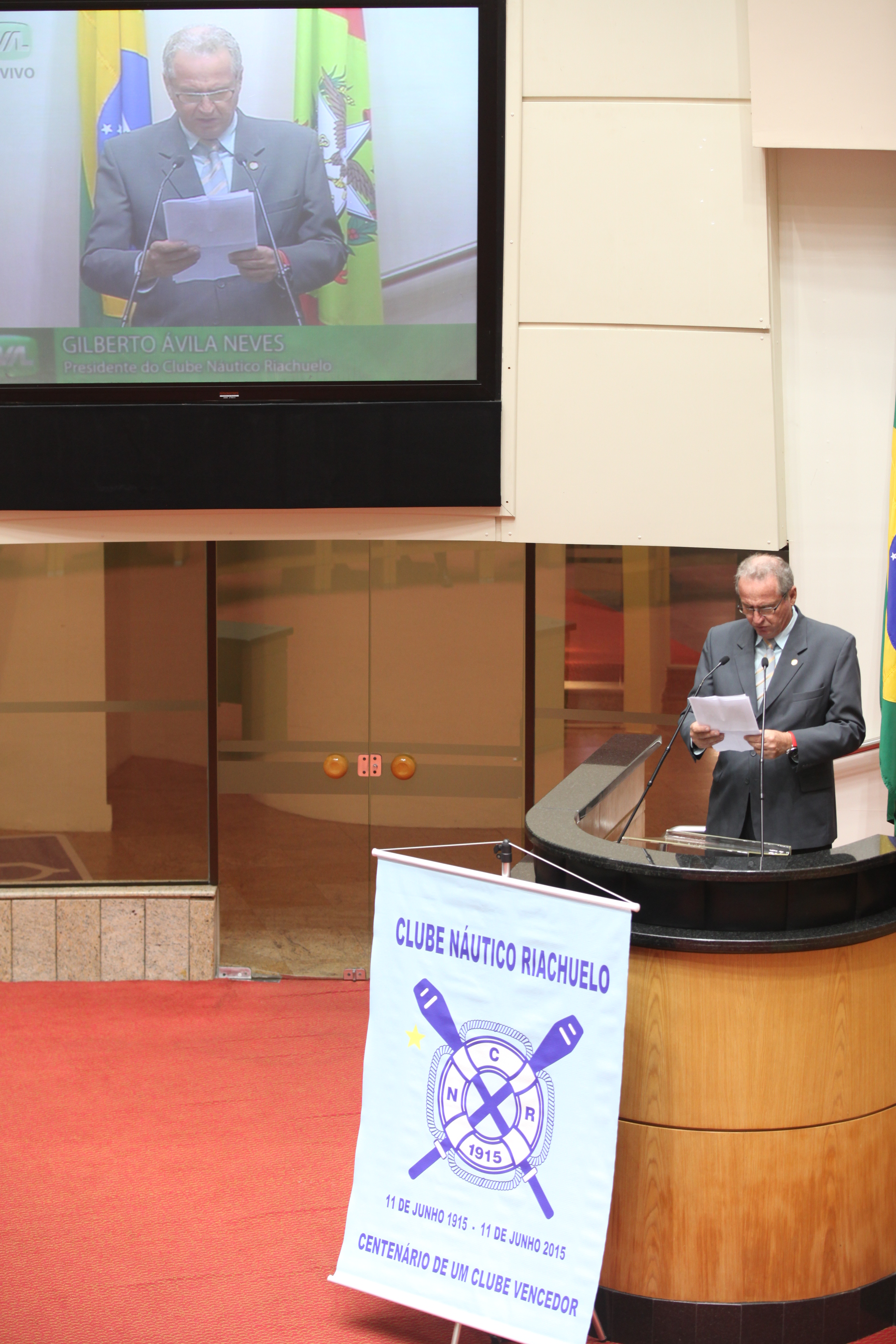 Sessão Especial em homenagem ao Clube Náutico Riachuelo. Foto: Fábio Queiroz / Agência AL