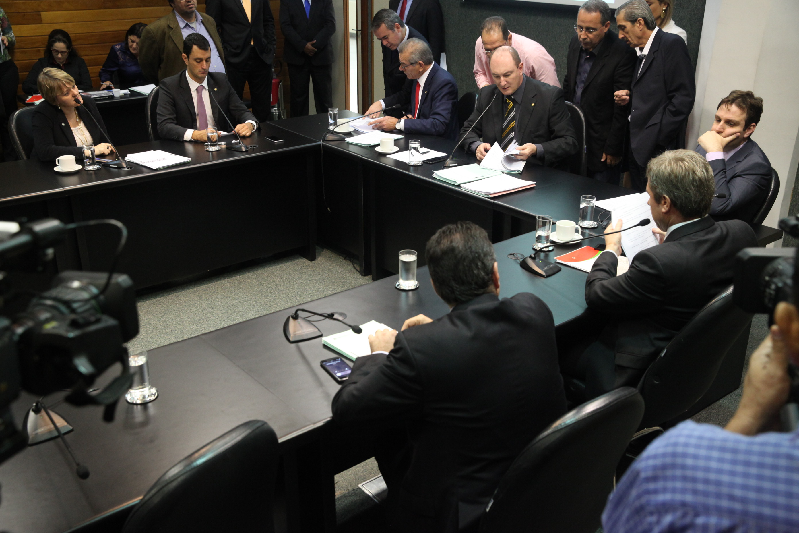 Reunião da Comissão de Constituição e Justiça. Foto: Fábio Queiroz / Agência AL