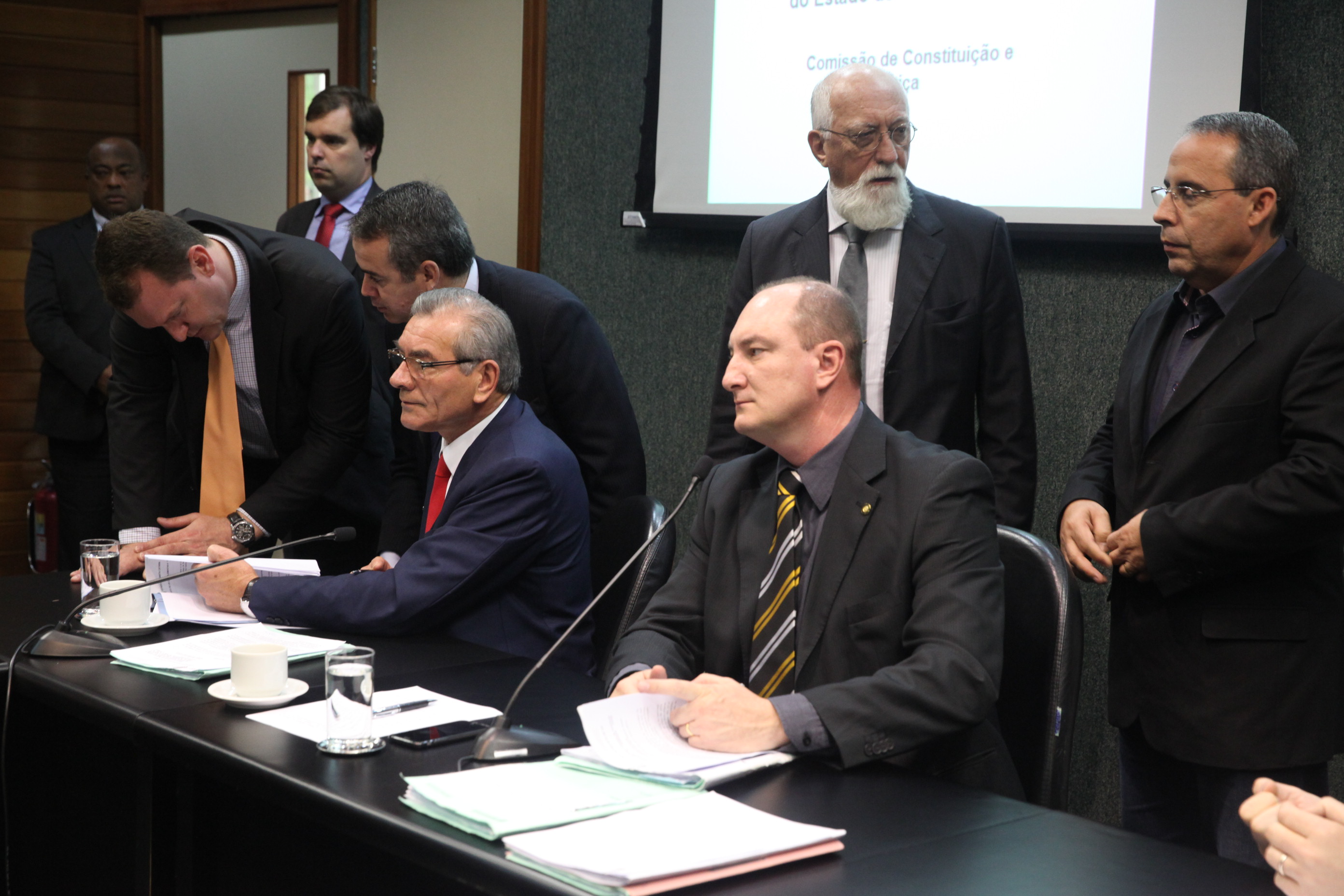 Reunião da Comissão de Constituição e Justiça. Foto: Fábio Queiroz / Agência AL