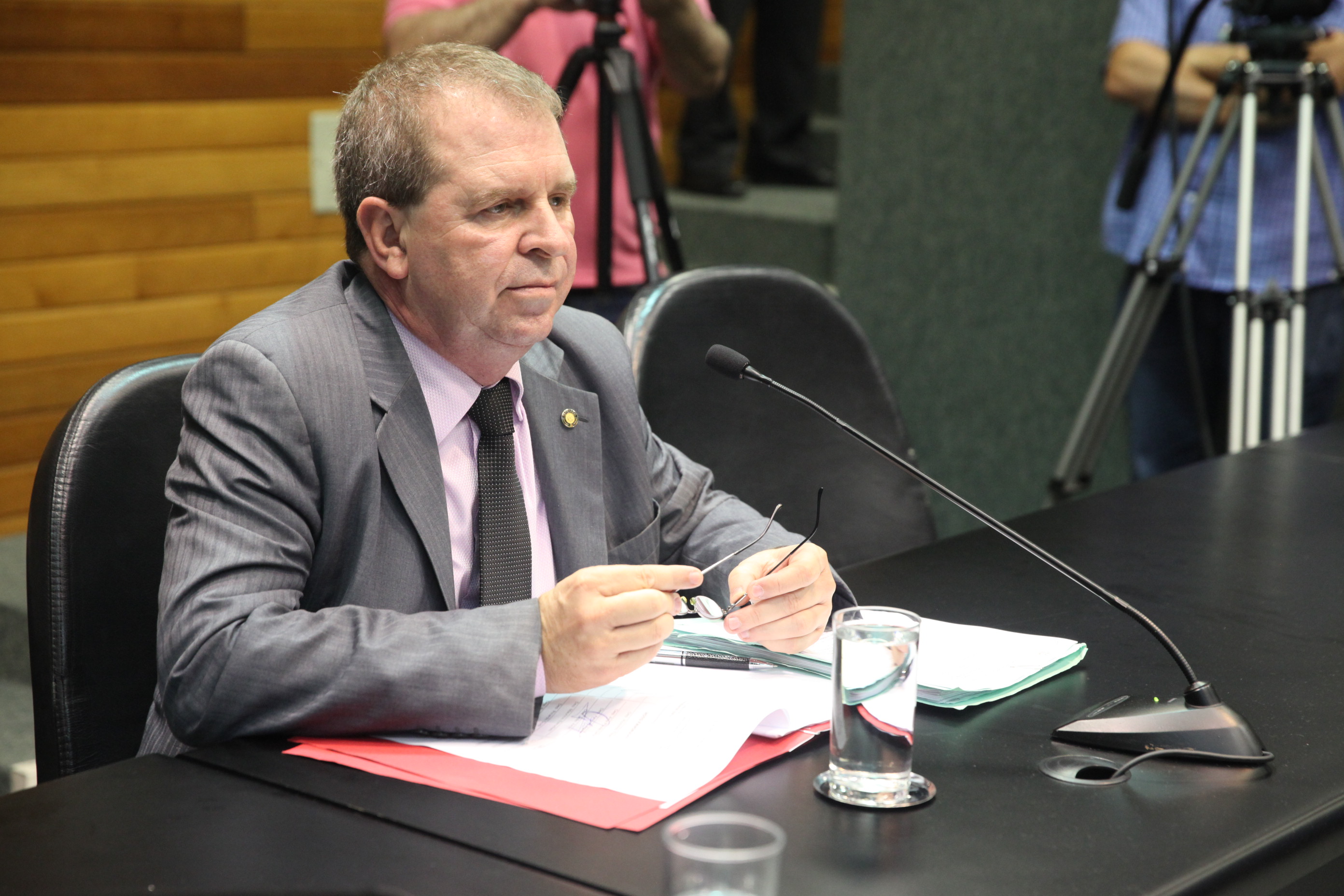 Comissão de Segurança Pública. Deputado Maurício Eskudlark (PSD). Foto: Fábio Queiroz / Agência AL