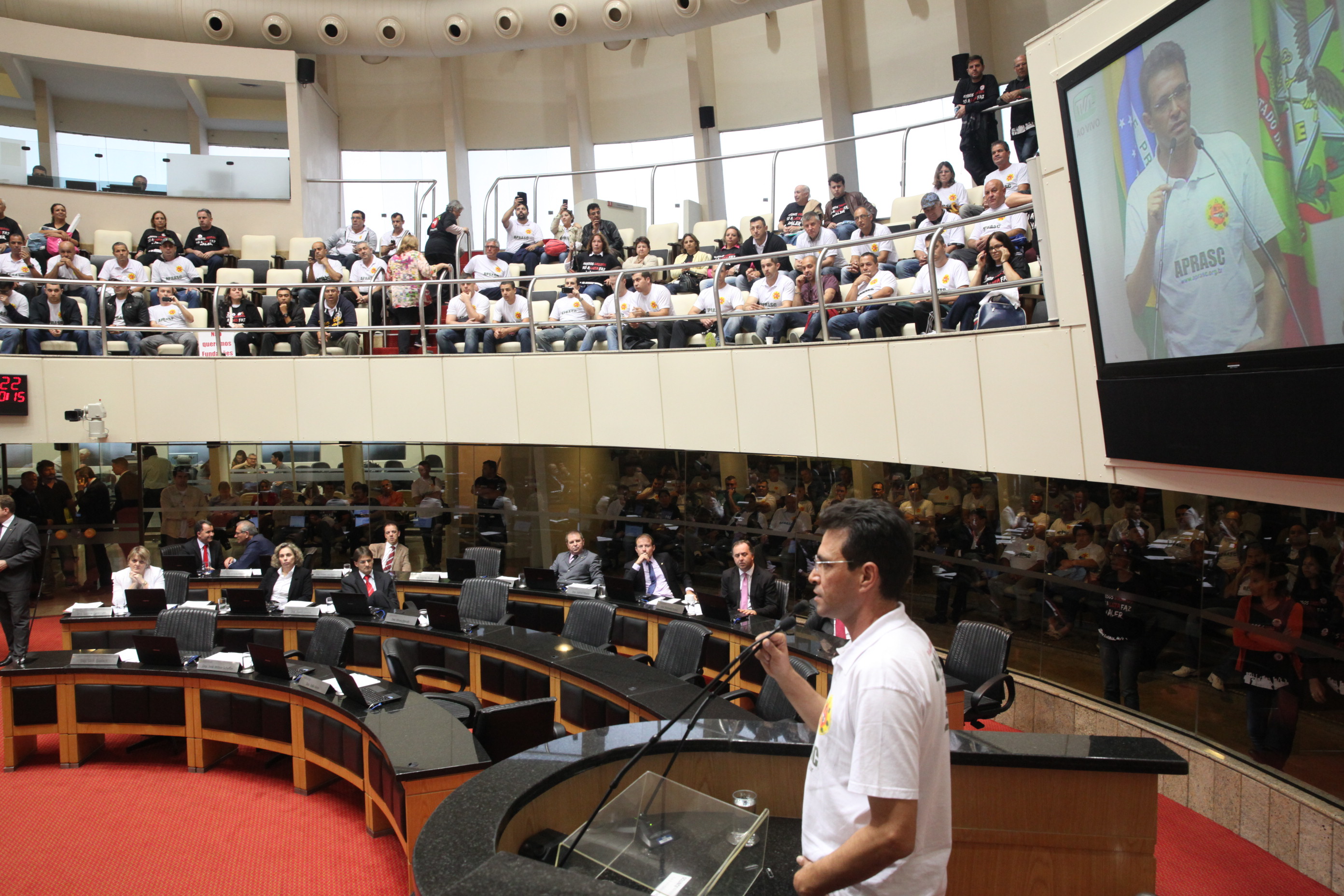 Sessão Ordinária da Assembleia Legislativa do Estado de Santa Catarina.