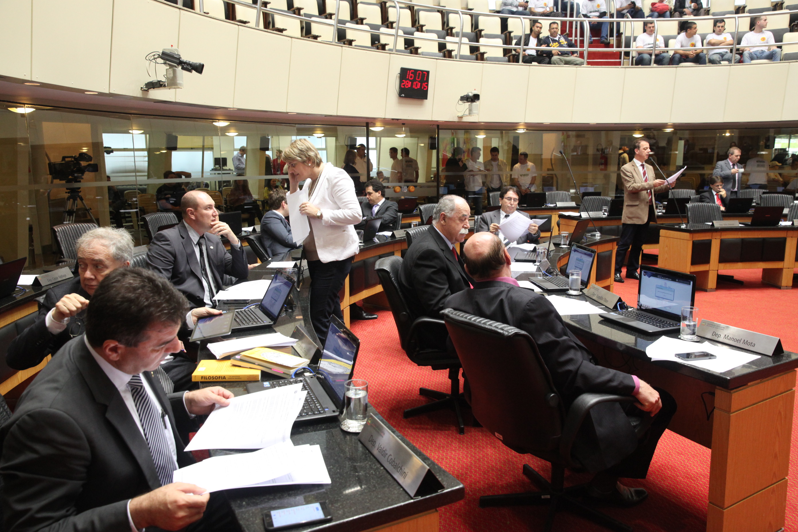Sessão Ordinária da Assembleia Legislativa do Estado de Santa Catarina.