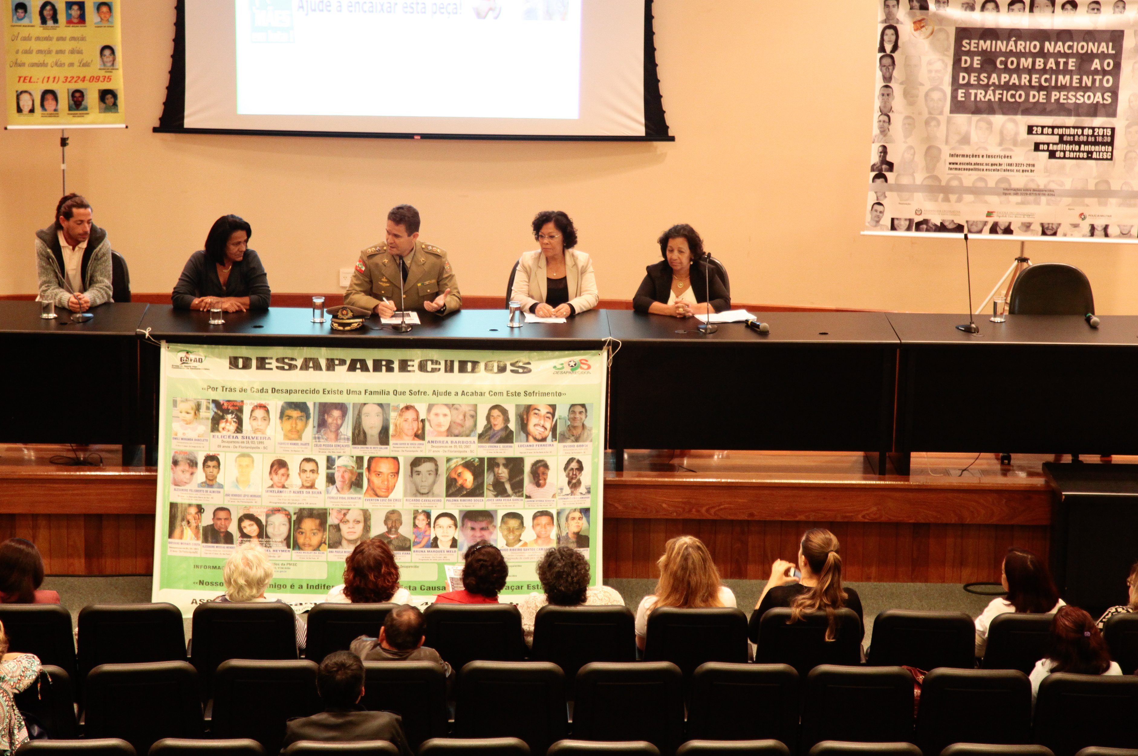 Seminário Nacional de Combate ao Desaparecimento e Tráfico de Pessoas. Foto: Miriam Zomer/Agência AL