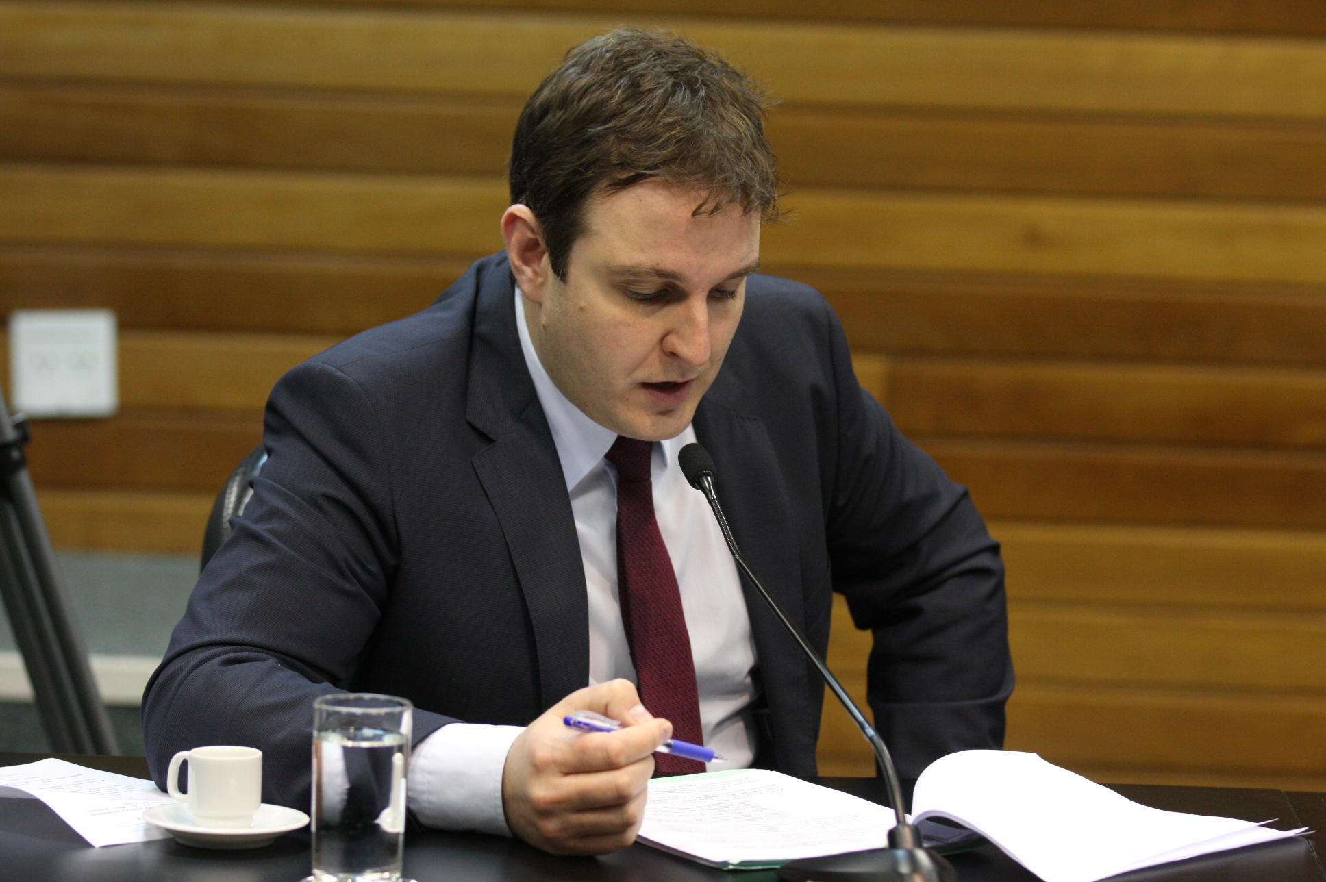 Comissão de Constituição e Justiça. Deputado Ricardo Guidi (PPS). Foto: Yuri Santos / Agência AL