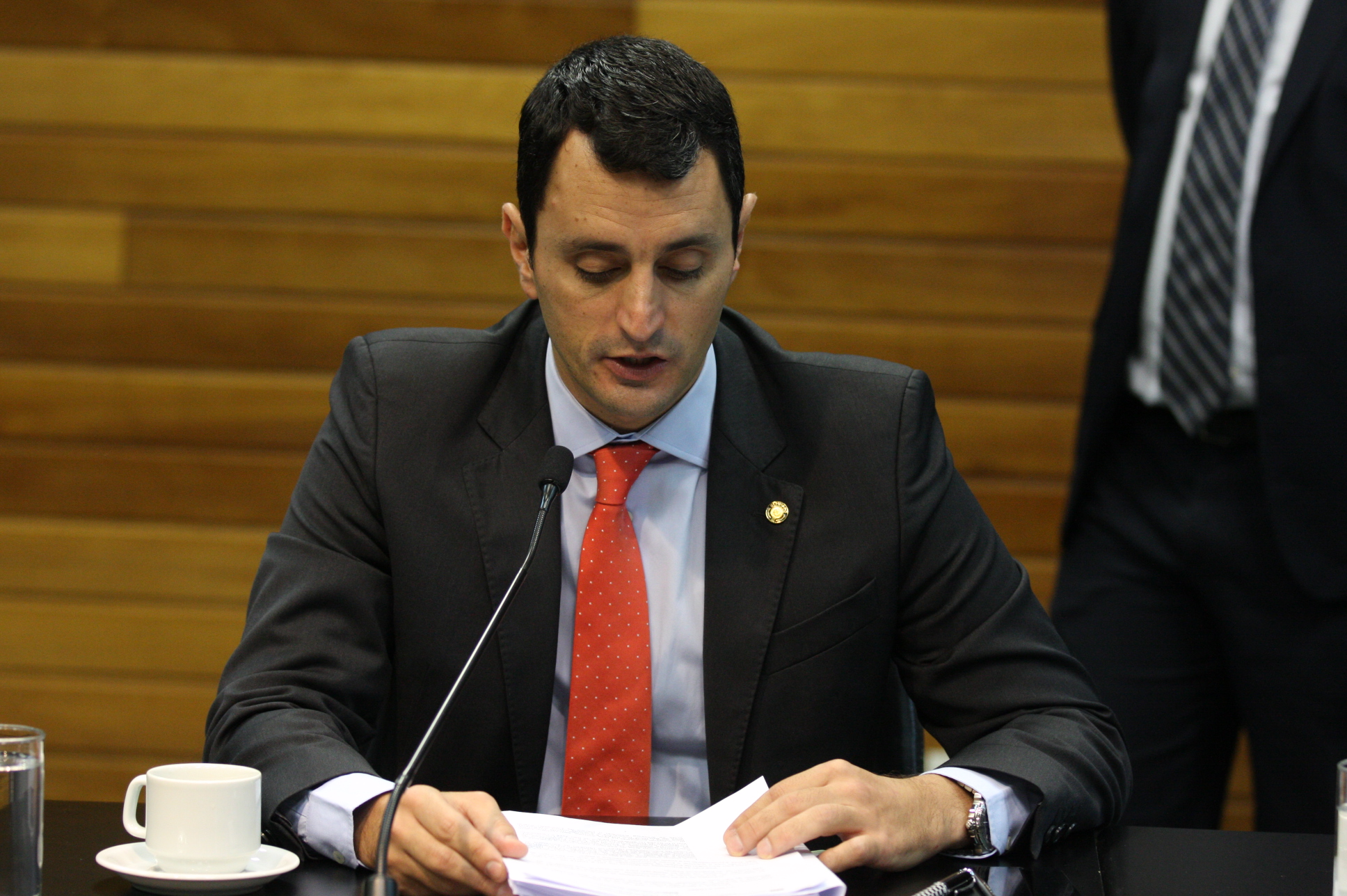 Comissão de Constituição e Justiça. Deputado João Amin (PP). Foto: Yuri Santos / Agência AL