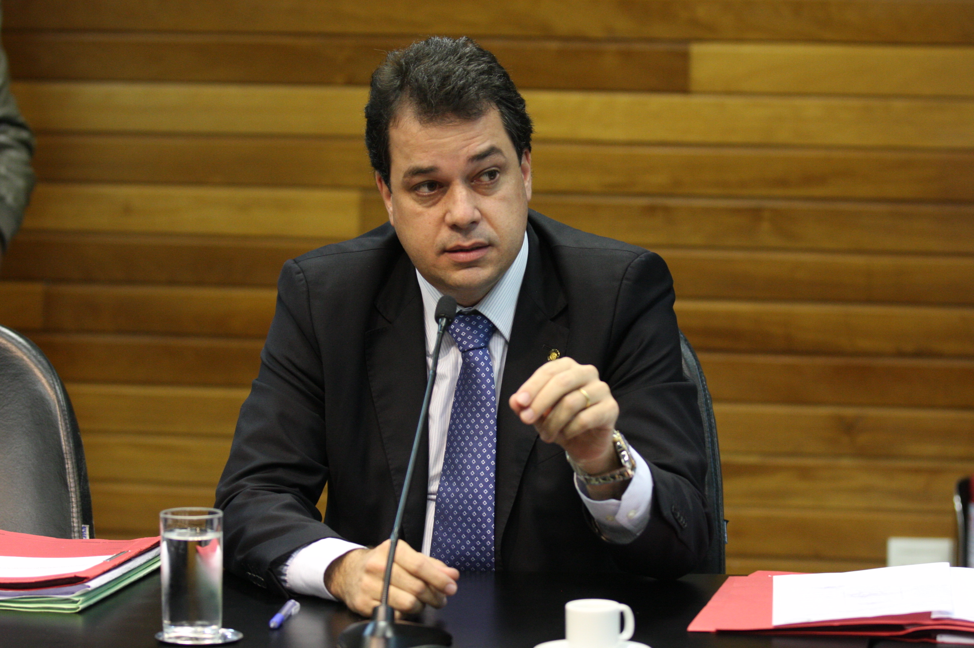Comissão de Trabalho. Deputado Rodrigo Minotto (PDT). Foto: Yuri Santos / Agência AL
