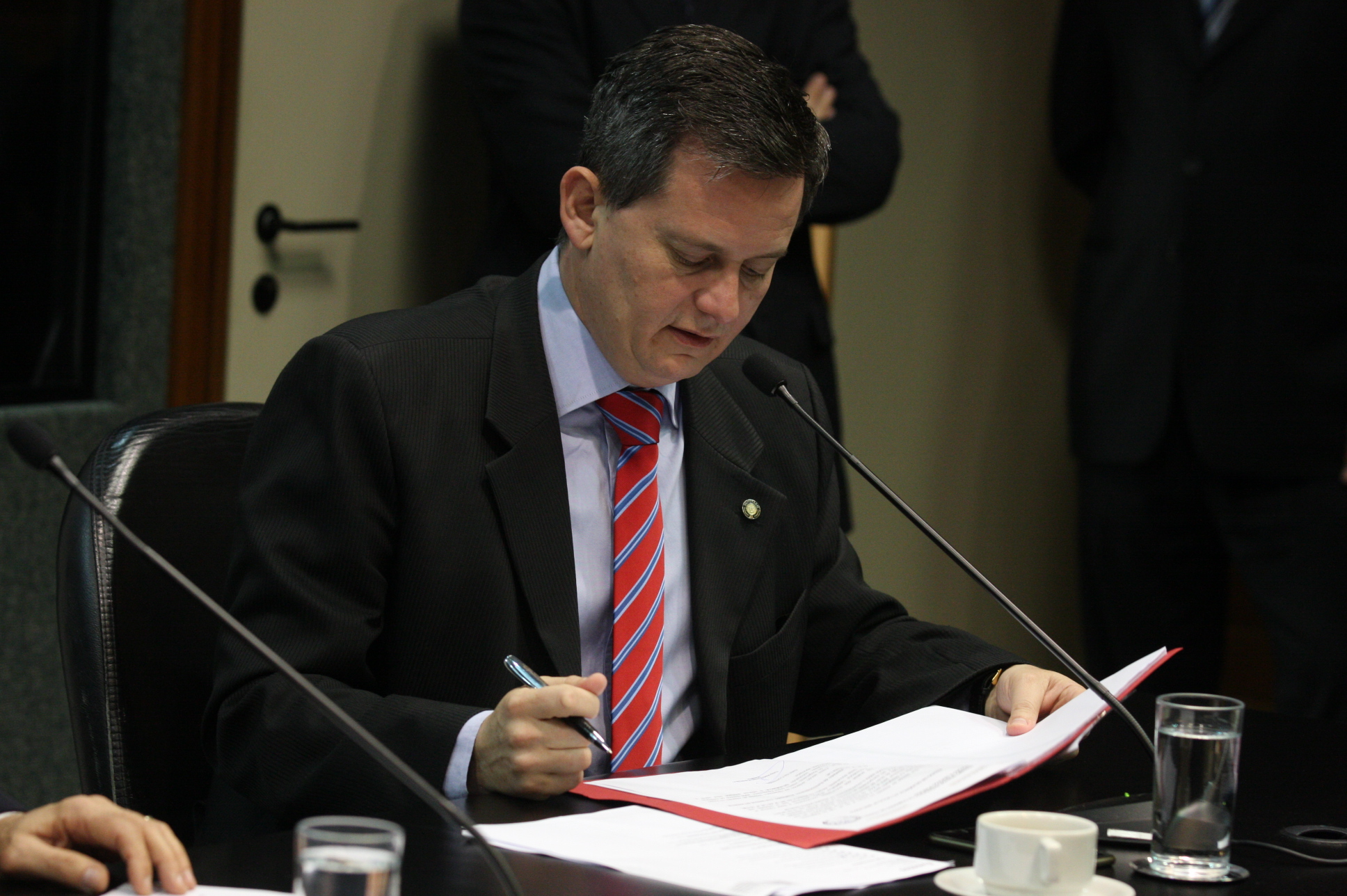 Comissão de Trabalho. Deputado Jean Kuhlmann (PSD). Foto: Yuri Santos / Agência AL