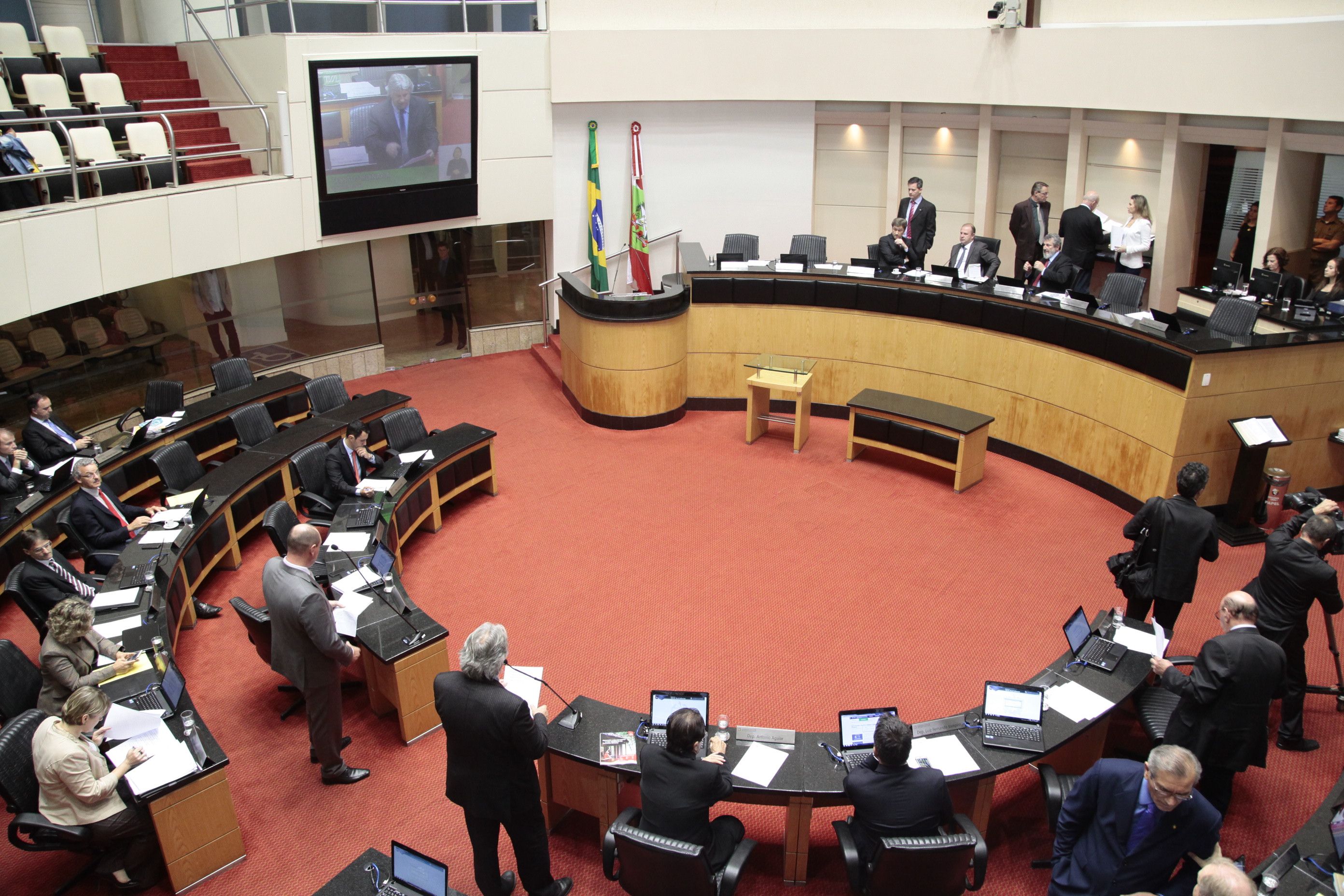 Sessão Ordinária da Assembleia Legislativa do Estado de Santa Catarina. Foto: Miriam Zomer/Agência AL