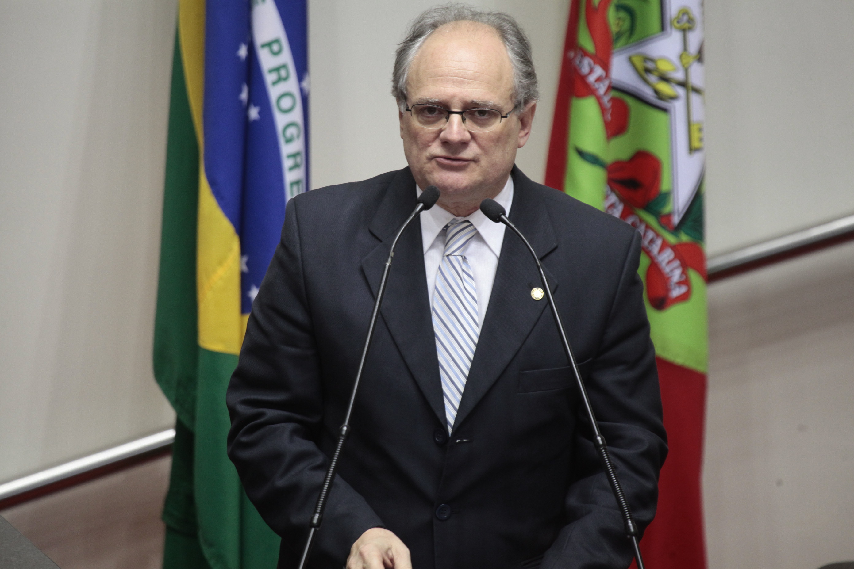 Sessão Ordinária da Assembleia Legislativa do Estado de Santa Catarina. Deputado Vicente Caropreso (PSDB) - Foto: Miriam Zomer/Agência AL