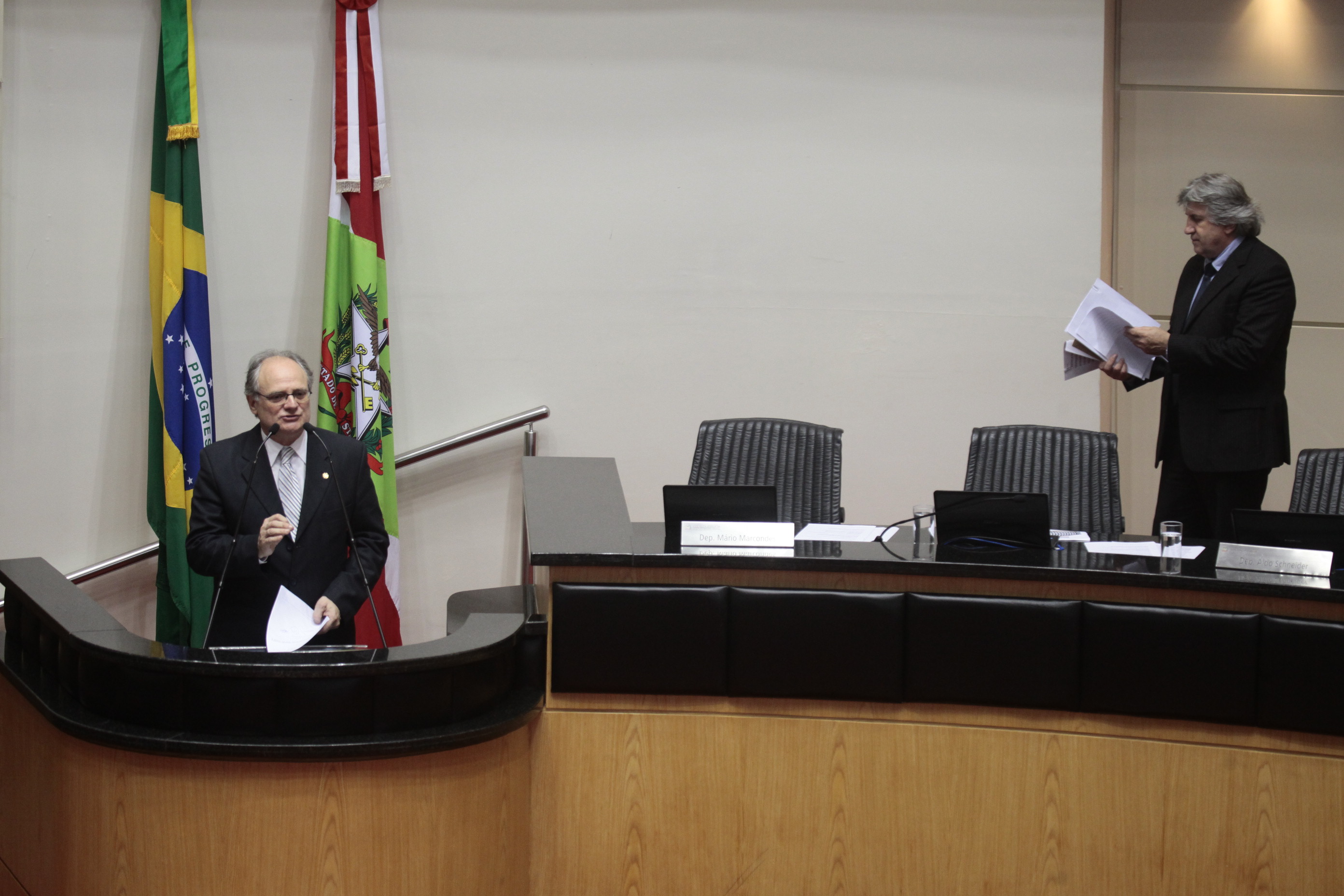 Sessão Ordinária da Assembleia Legislativa do Estado de Santa Catarina. Deputado Vicente Caropreso (PSDB) -  Foto: Miriam Zomer/Agência AL